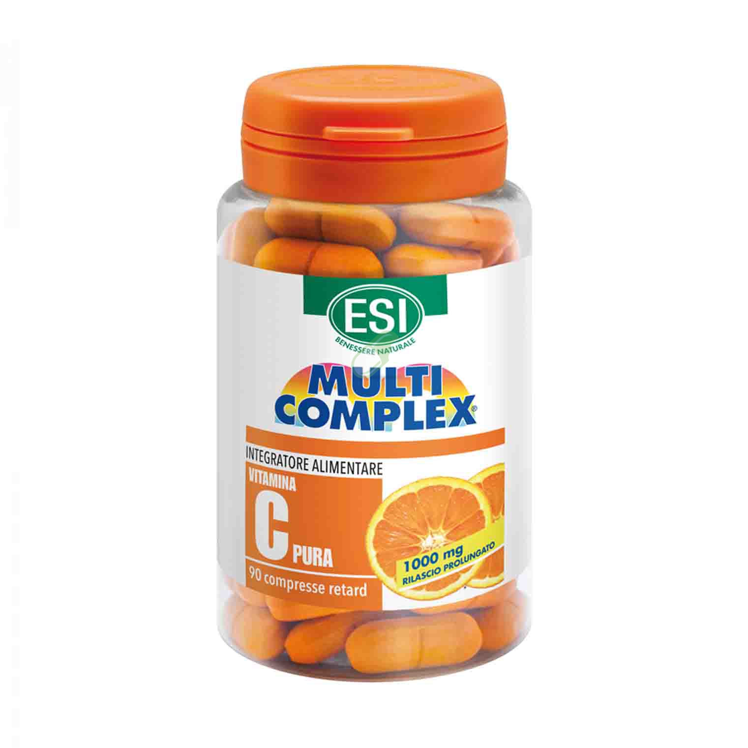 Esi Linea Vitamine e Minerali Vitamina C Pura Retard Integratore 90 Compresse