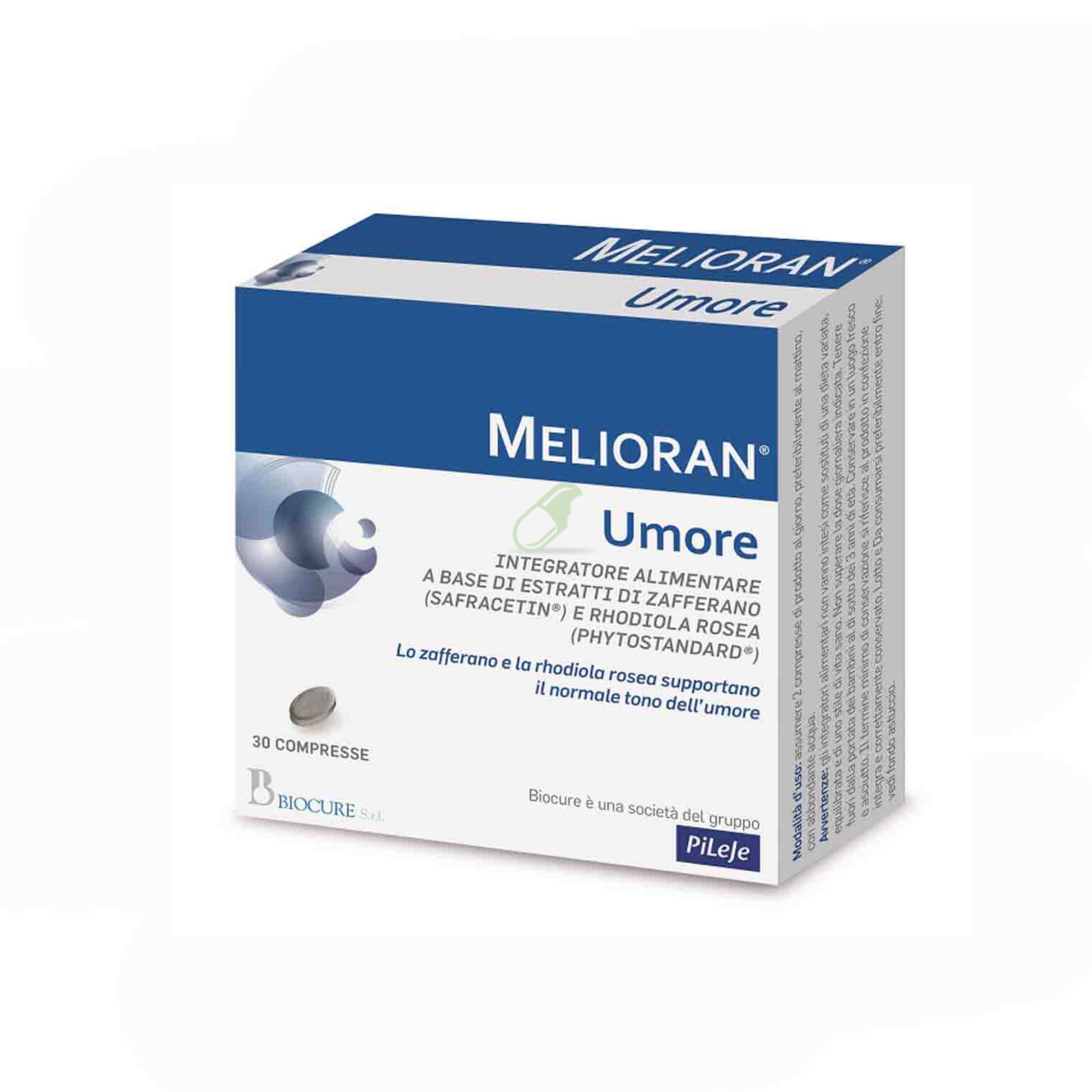 Biocure Linea Benessere e Serenit� Melioran Umore 30 Compresse