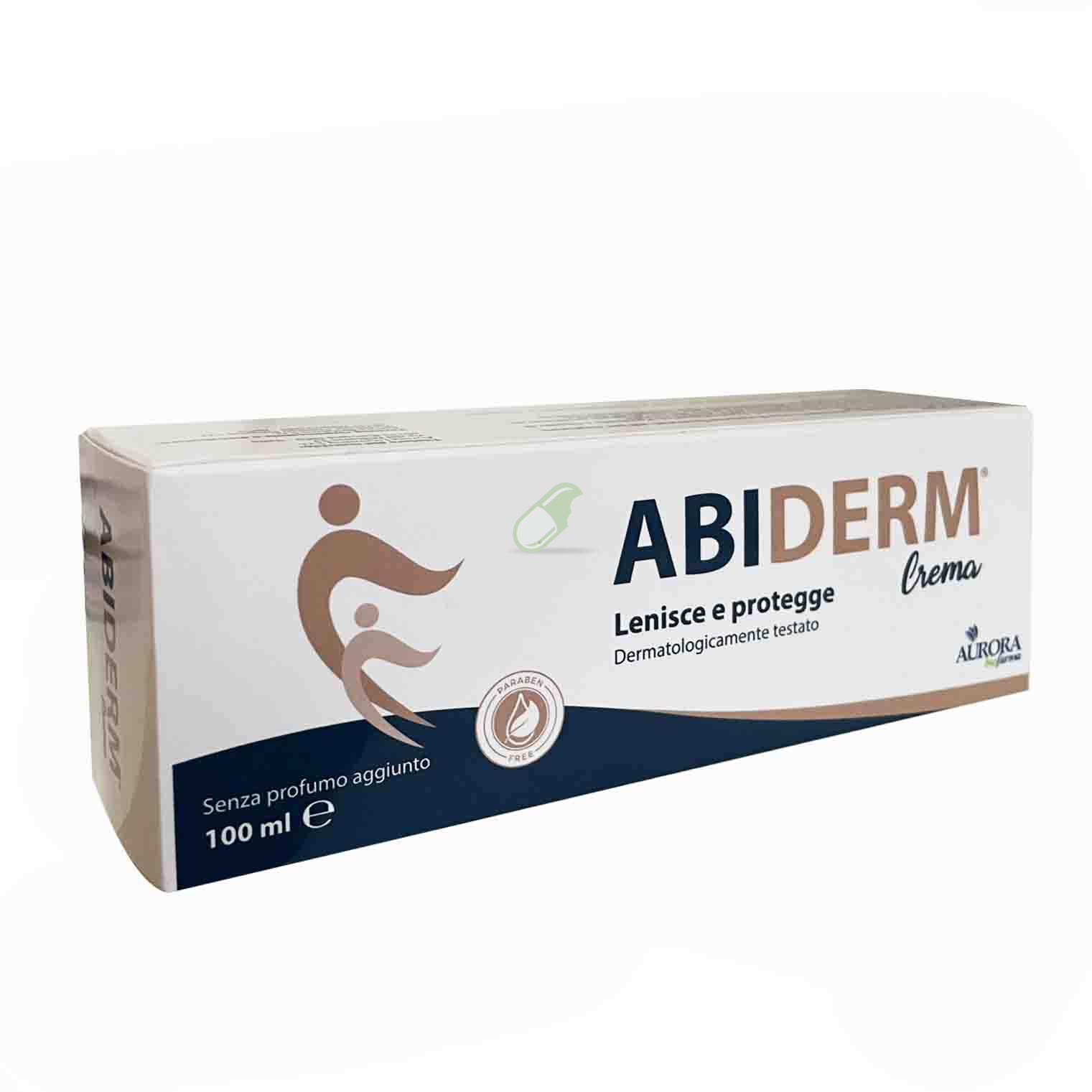 Aurora Biofarma Linea Abiderm Crema Lenitiva e Protettiva Tubo da 100 ml