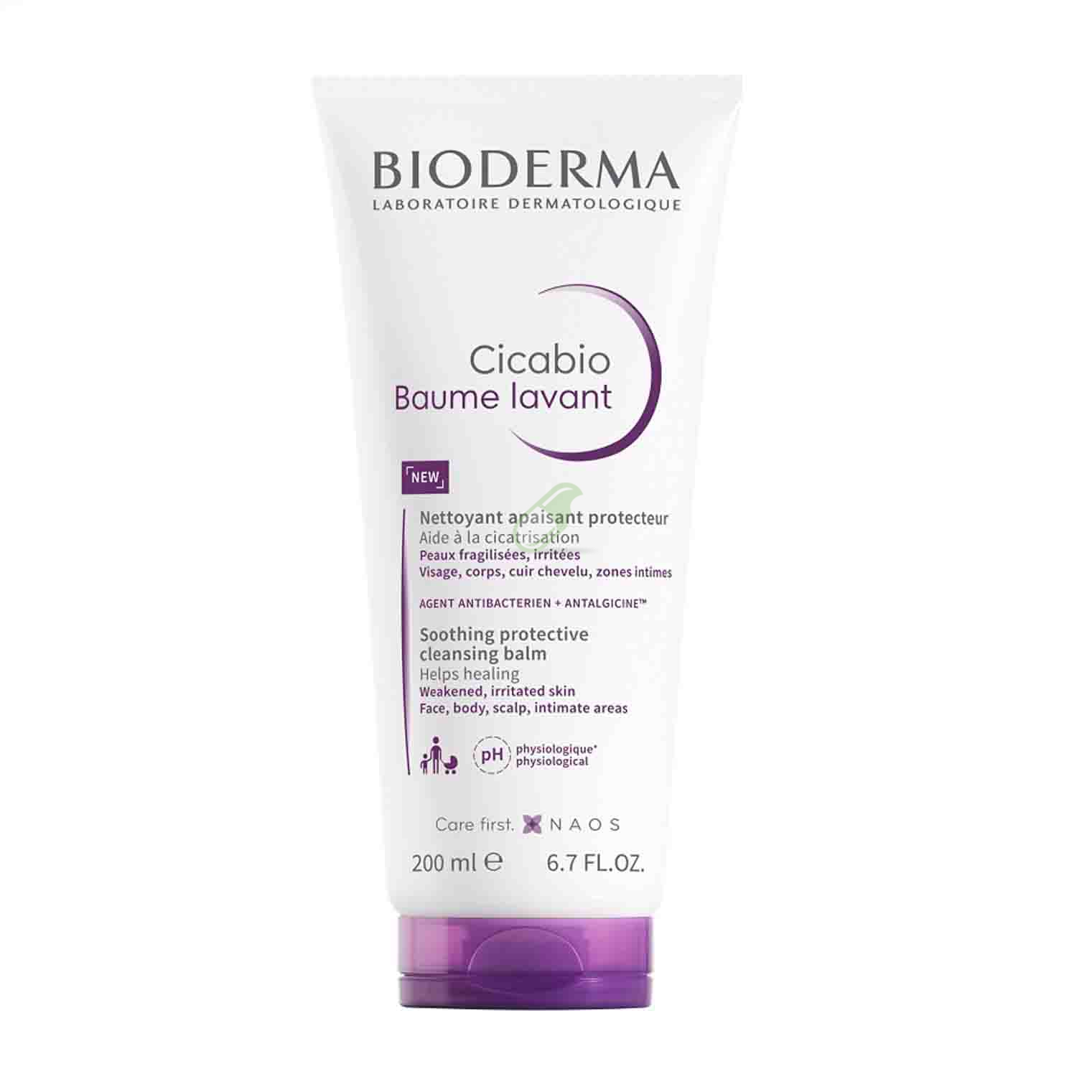 Bioderma Linea Programma Riepitelizzante Cicabio Baume Lavant 200 ml