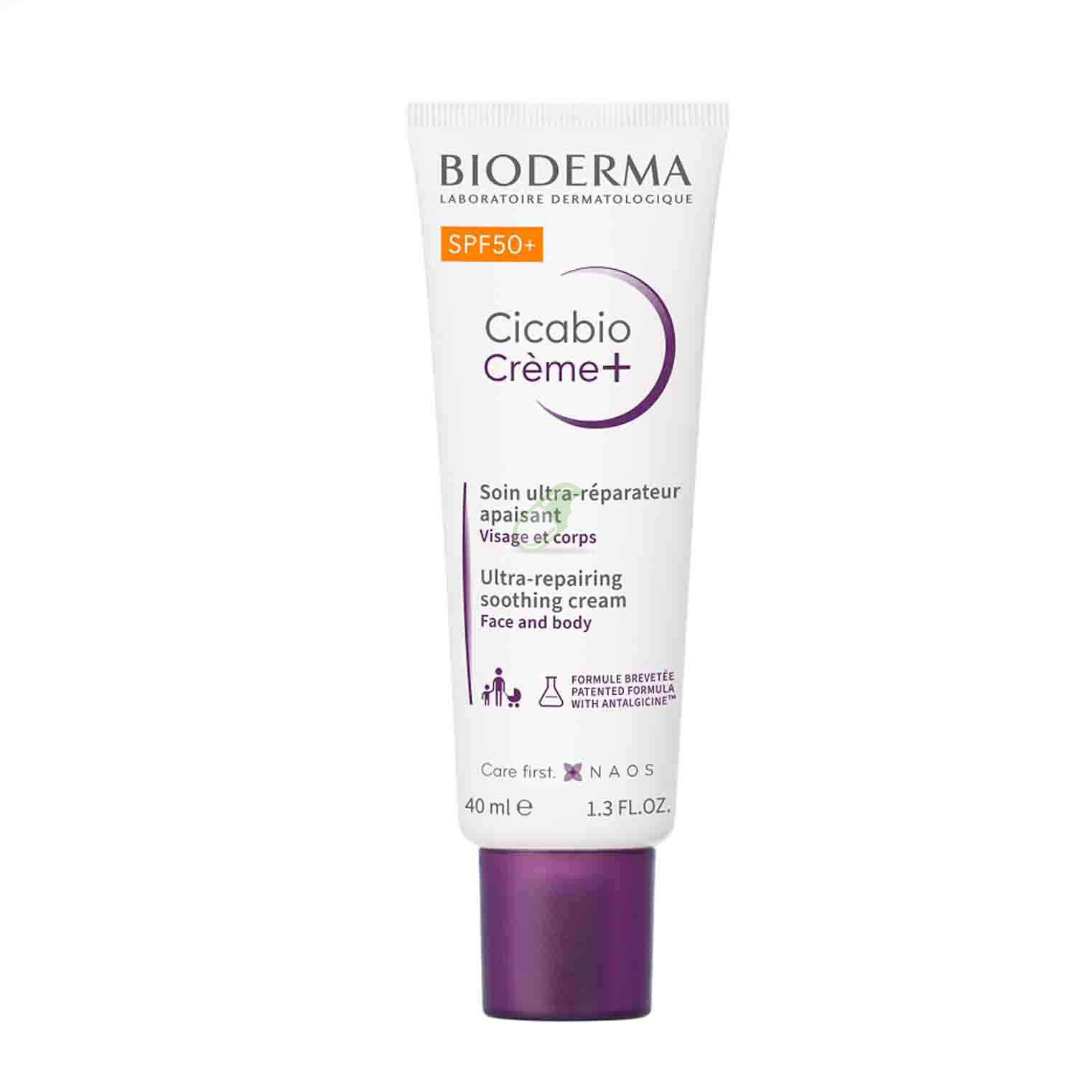 Bioderma Linea  Cicabio Crema + SPF 50 + Ristrutturante Lenitiva 40 ml