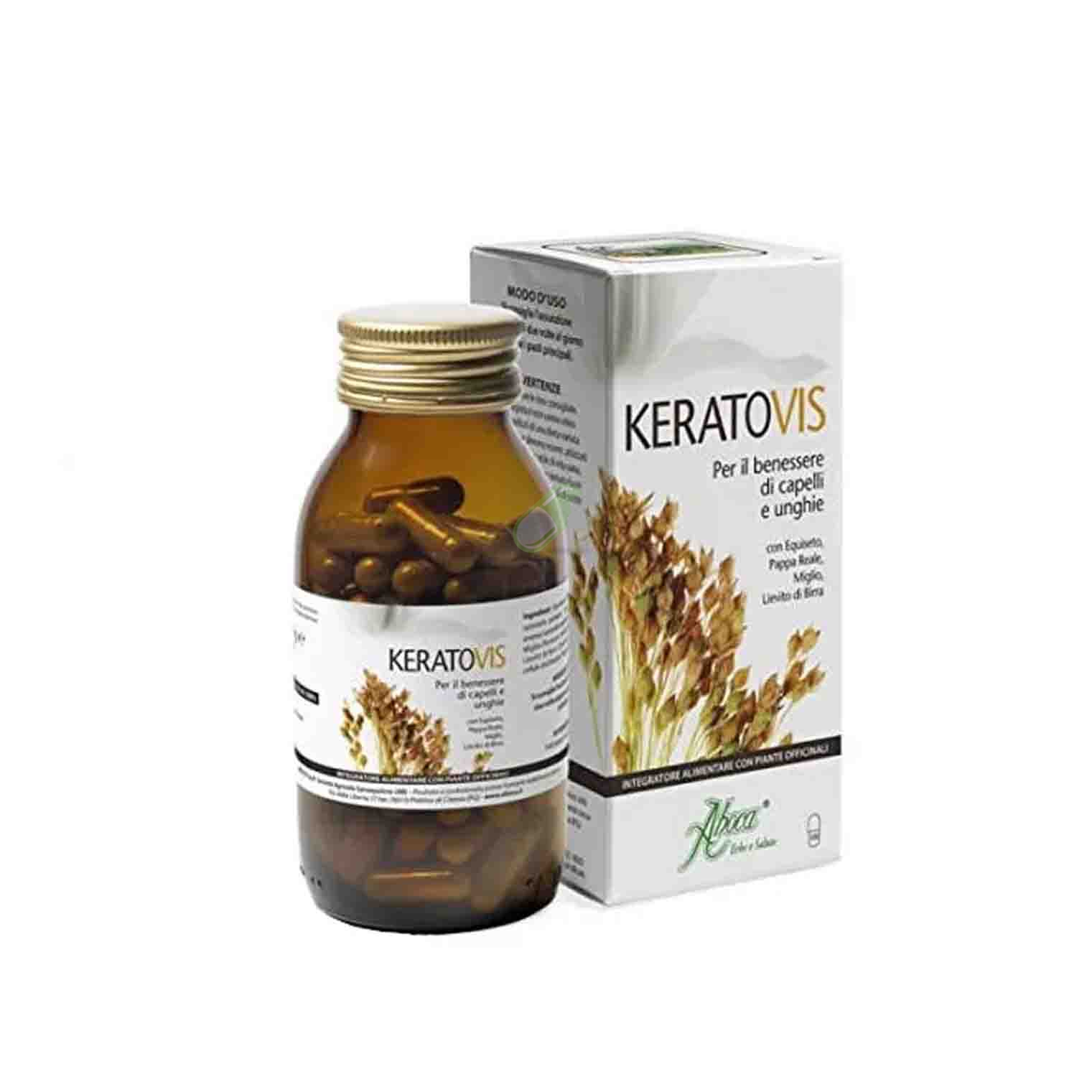 Aboca Naturaterapia Linea Capelli e Unghie Keratovis Integratore 100 Opercoli