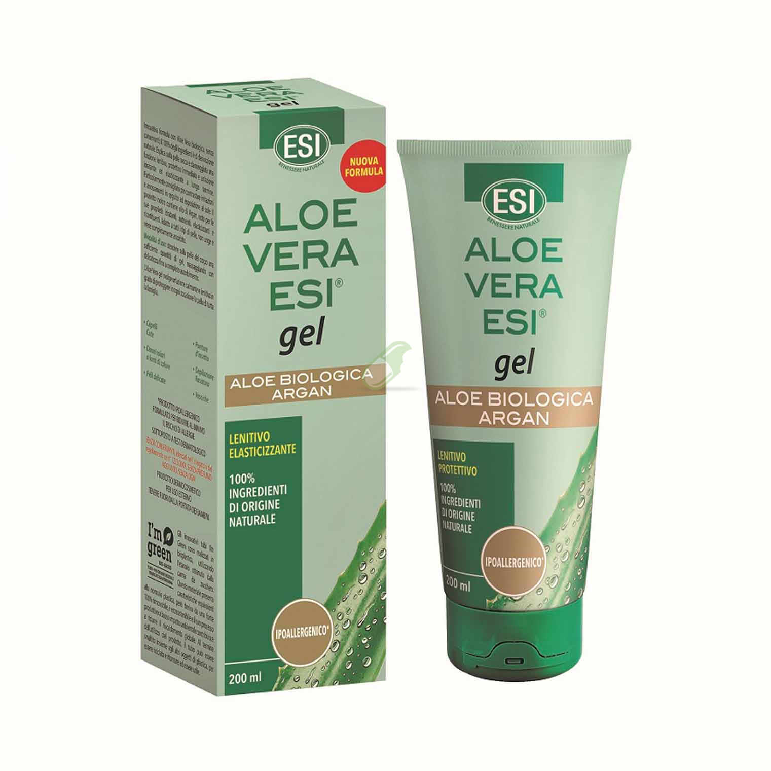 Esi Linea Benessere della Pelle Aloe Vera Puro Gel Argan Lenitivo 200 ml