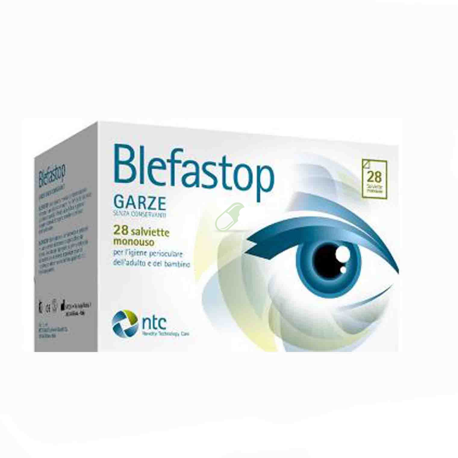 Ntc Italia Linea Occhi Sani Blefastop 28 Salviette per la Pulizia dell'Occhio