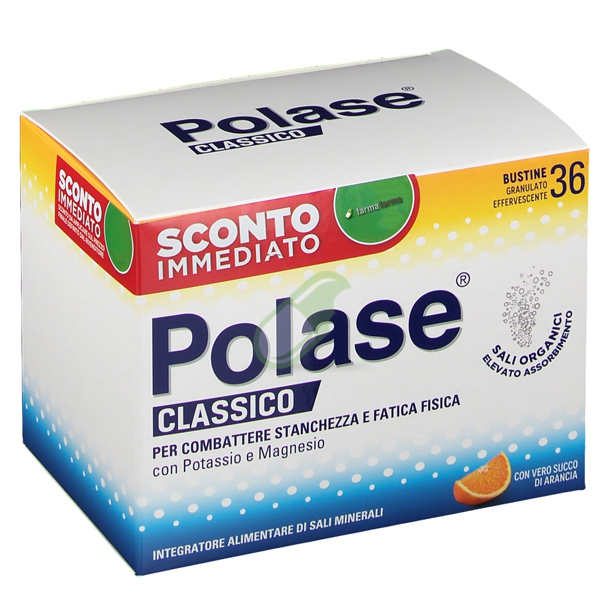 Polase Integratore di Sali Minerali utili per l'Organismo Granulato 36 Buste