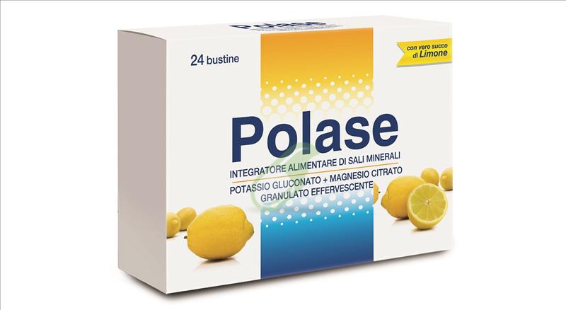 Polase Linea Sali Minerali Integratore Alimentare Granulato 24 Buste Limone
