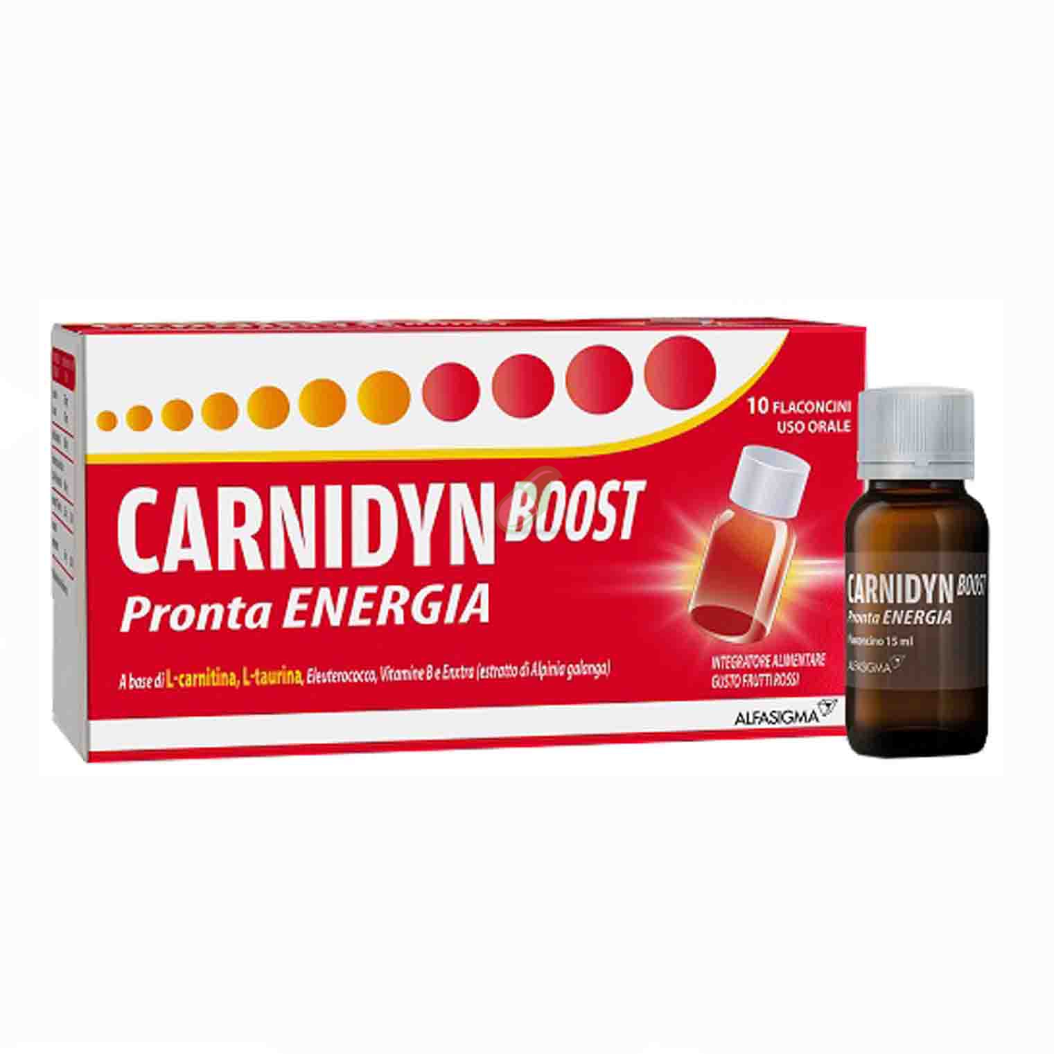 Carnidyn Boost Pronta Energia Integratore 10 Flaconcini