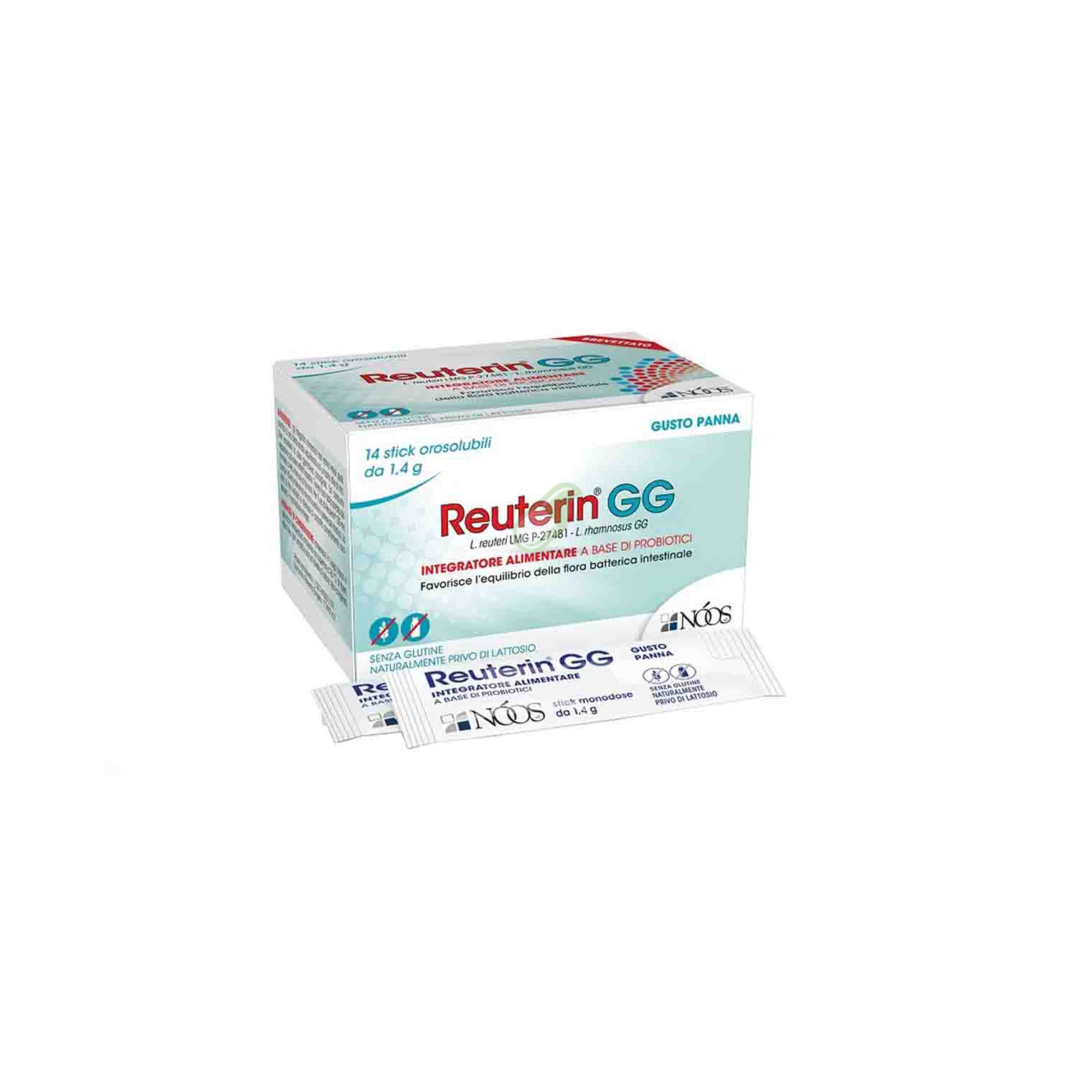 NOOS Srl Linea Intestino Sano Reuterin GG Fermenti Lattici 14 stick Orosolubili