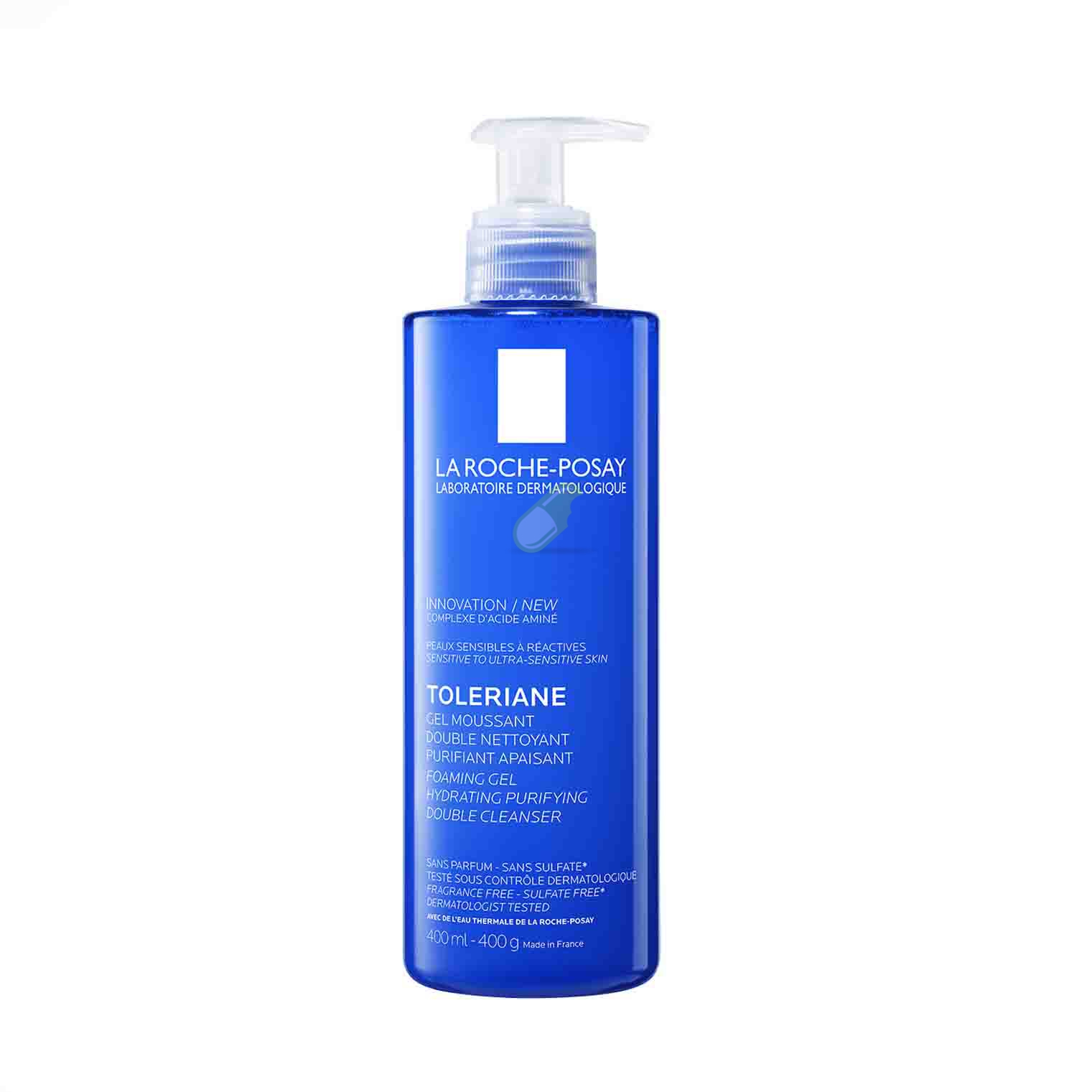 La Roche Posay Linea Toleriane Gel Detergente Schiumogeno Doppia Azione 400 ml