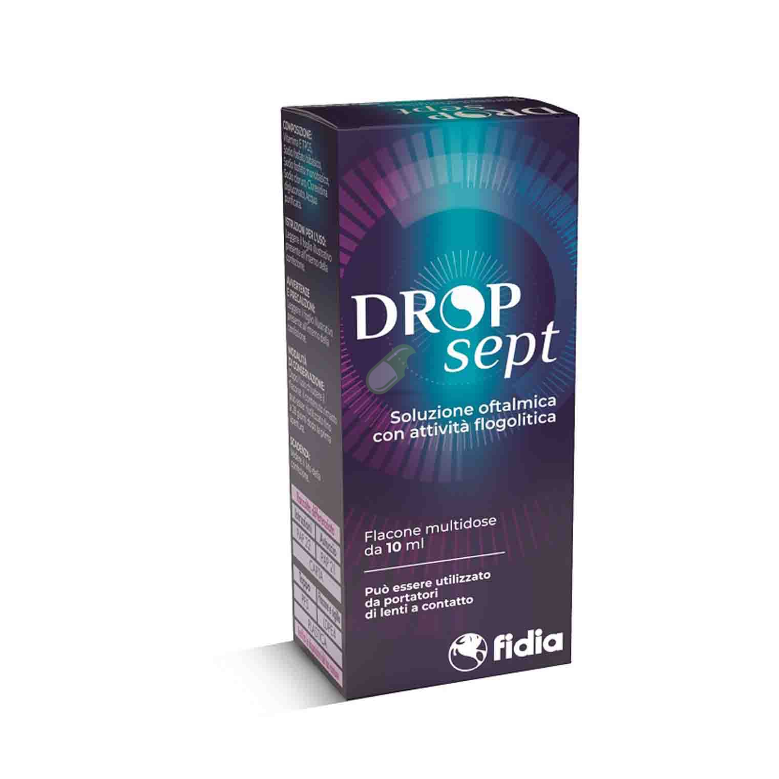 Fidia Farmaceutici Linea Benessere dell'Occhio DropSept Soluzione Oftalmica 10ml