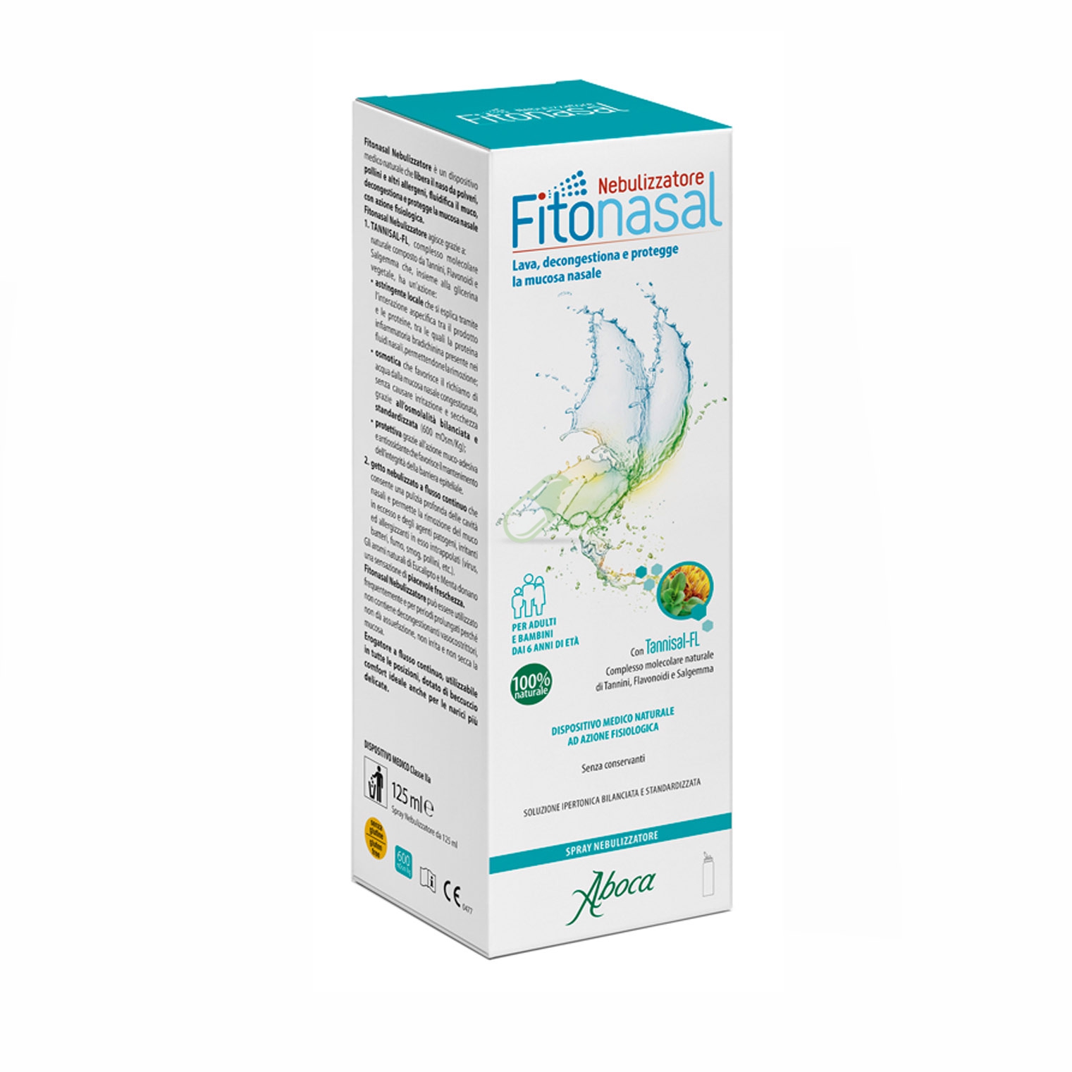 Aboca Linea Igiene Naso Fitonasal Nebulizzatore Spray 125 ml