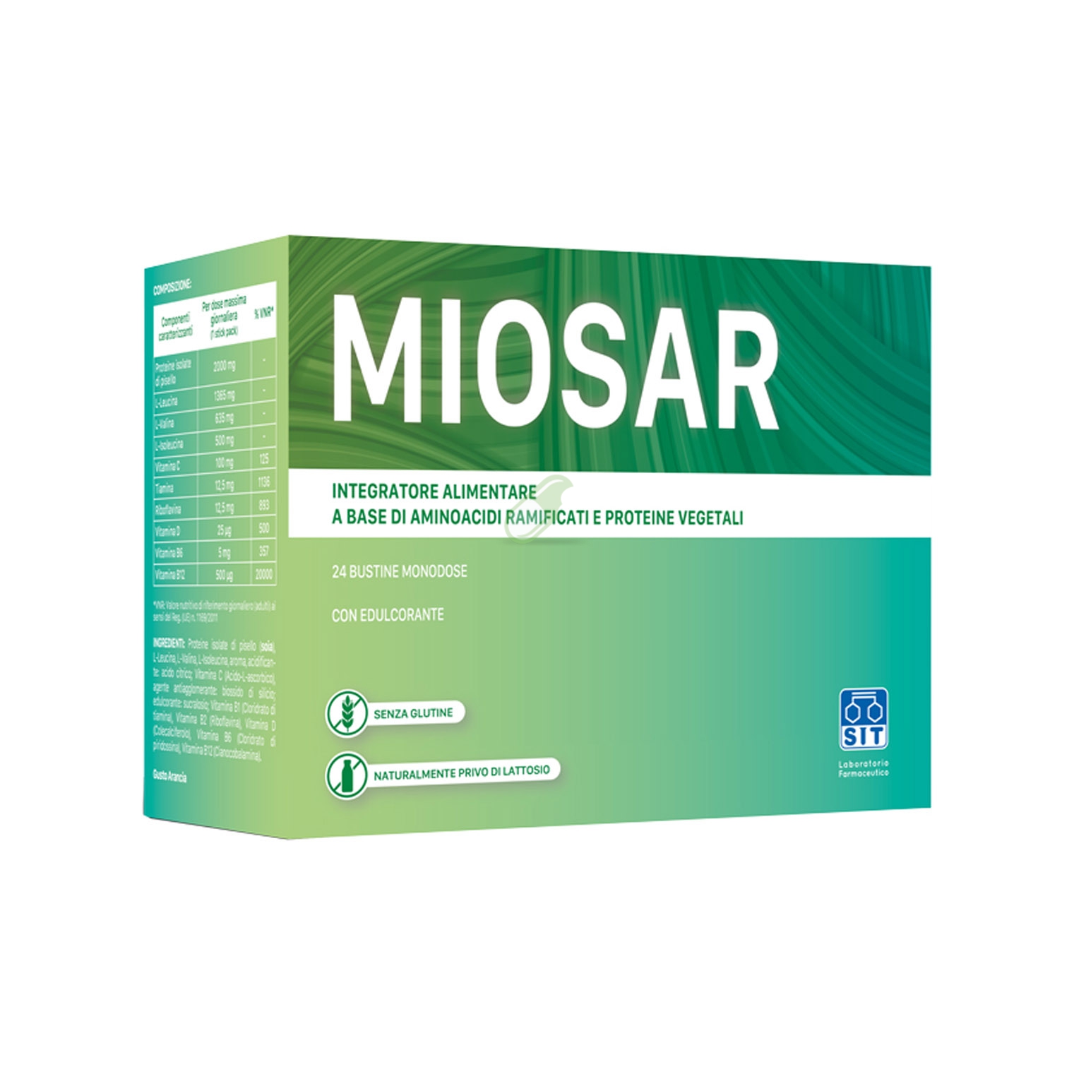 SIT Laboratorio Farmaceutico Linea Energetici Miosar Integratore 24 Bustine