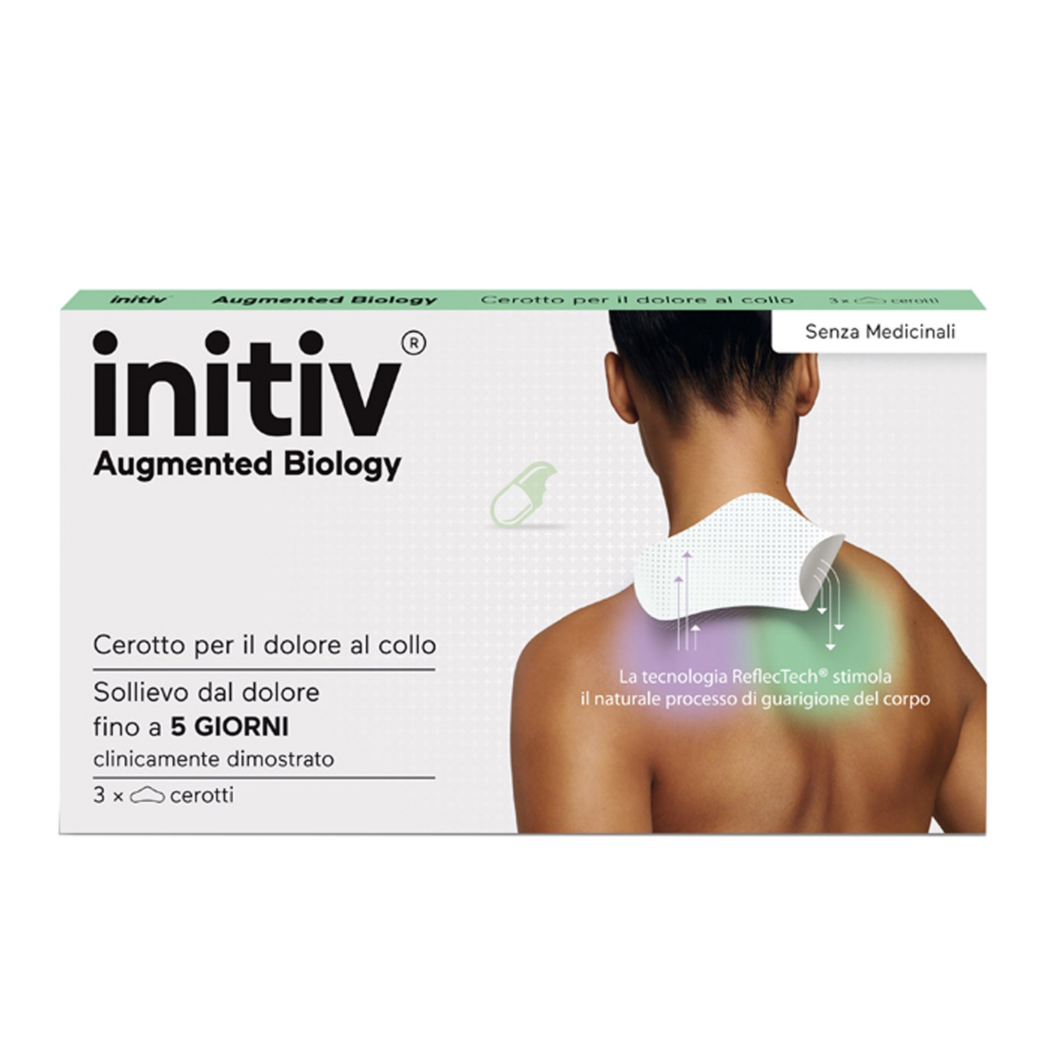 Opella Healthcare Linea Salute e Benessere Initiv Cerotto Dolore Collo 3 Pezzi