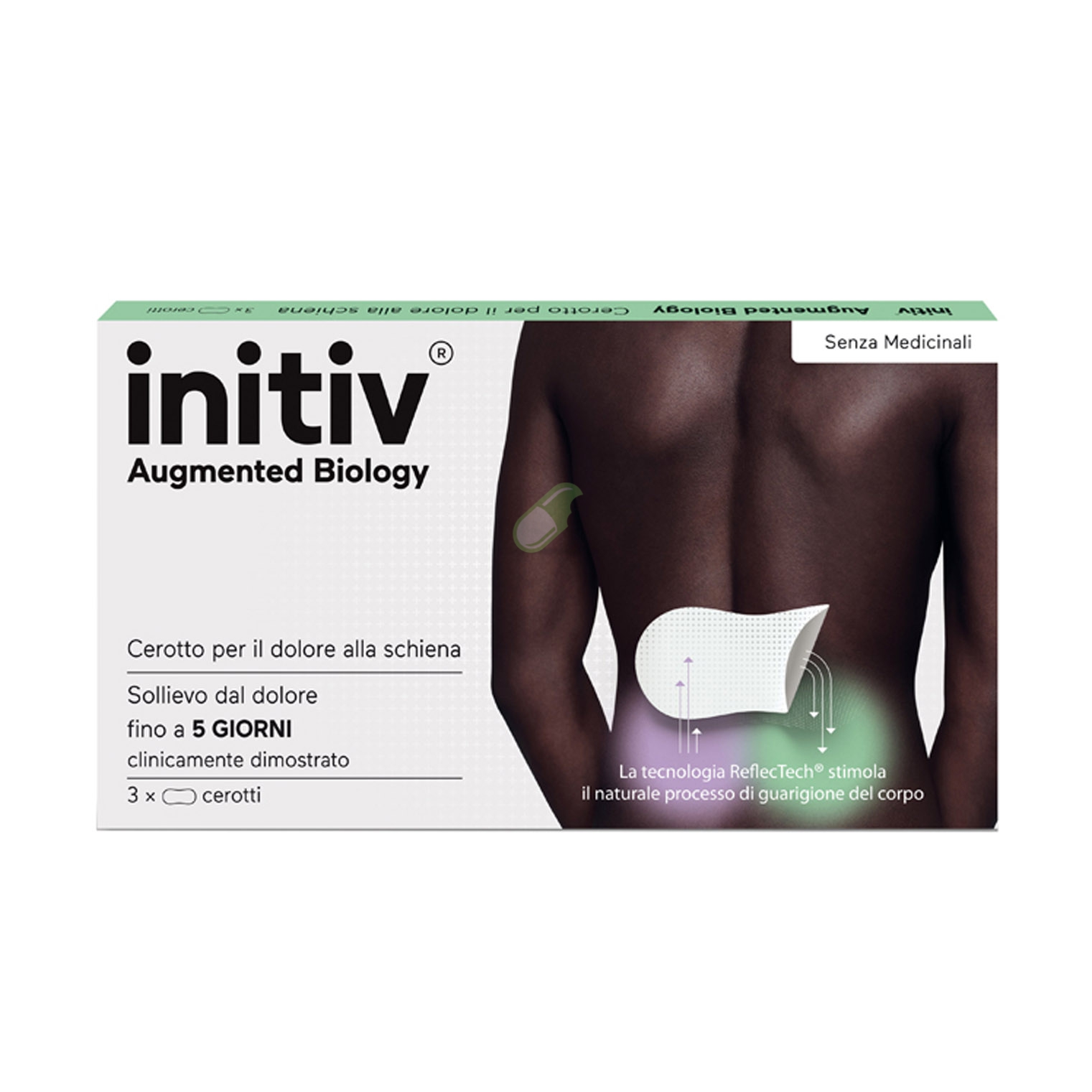 Opella Healthcare Linea Salute e Benessere Initiv Cerotto Dolore Schiena 3 Pezzi