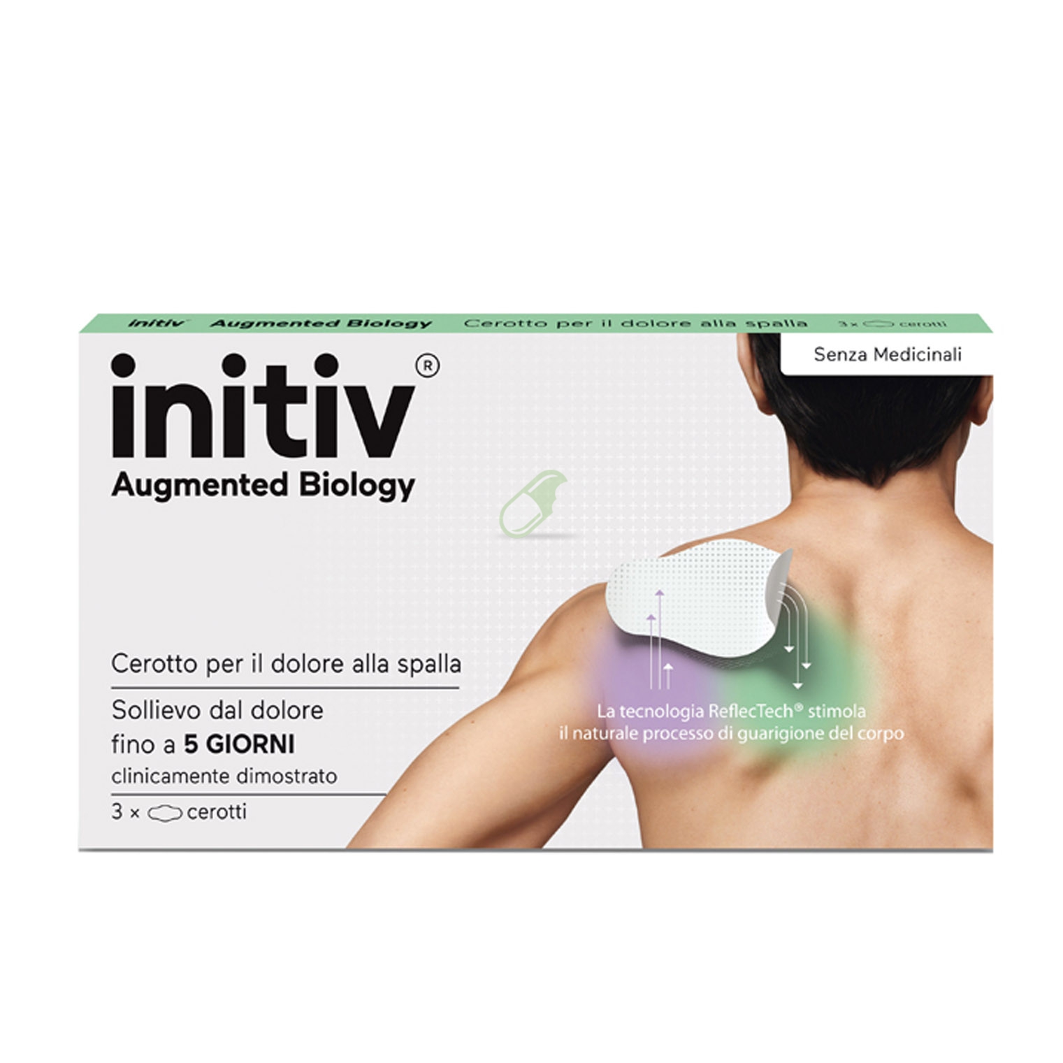 Opella Healthcare Linea Salute e Benessere Initiv Cerotto Dolore Spalla 3 Pezzi