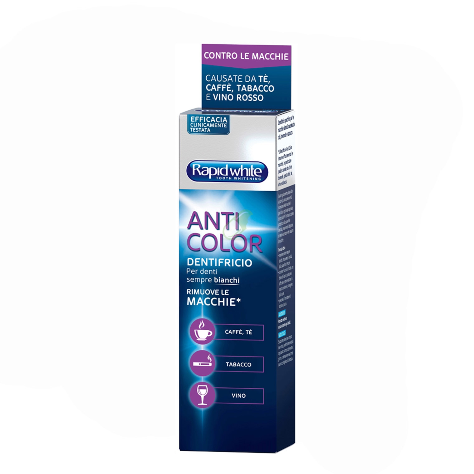 BioNike Linea Denti Sani Rapid White Anticolor Dentifricio Rimuove le Macchie