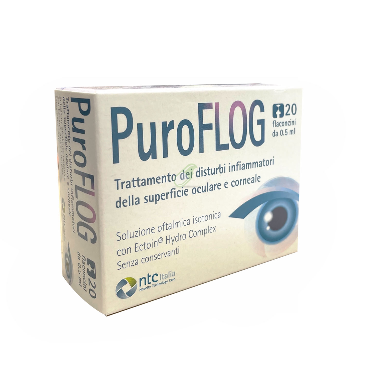 Ntc Italia Linea Benessere visivo PuroFlog Soluzione Oftalmica 20 Flaconcini