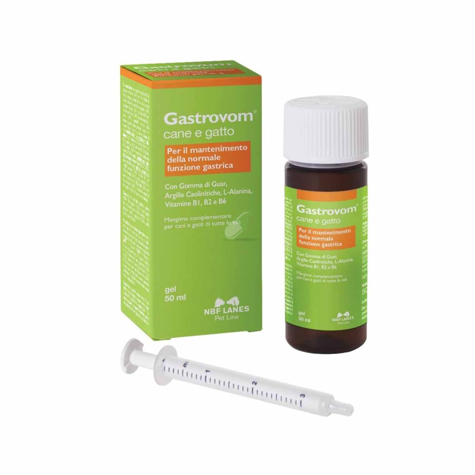 NBF Lanes Linea Veterinaria Gastrovom Cane e Gatto Gel 50 ml