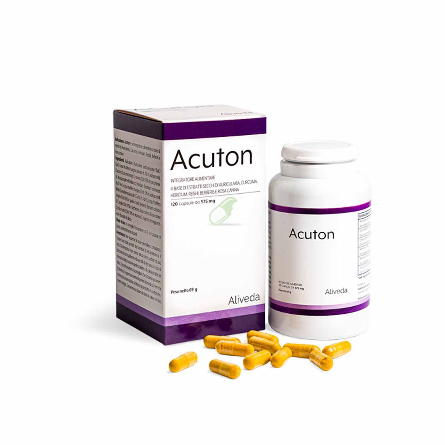 Laboratori Aliveda Linea Benessese dell'Orecchio Acuton Integratore 120 Capsule