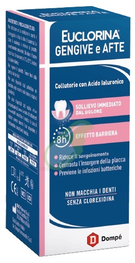 Dompe  Farmaceutici Linea Protezione Orale Euclorina Gengive Collutorio 200 ml