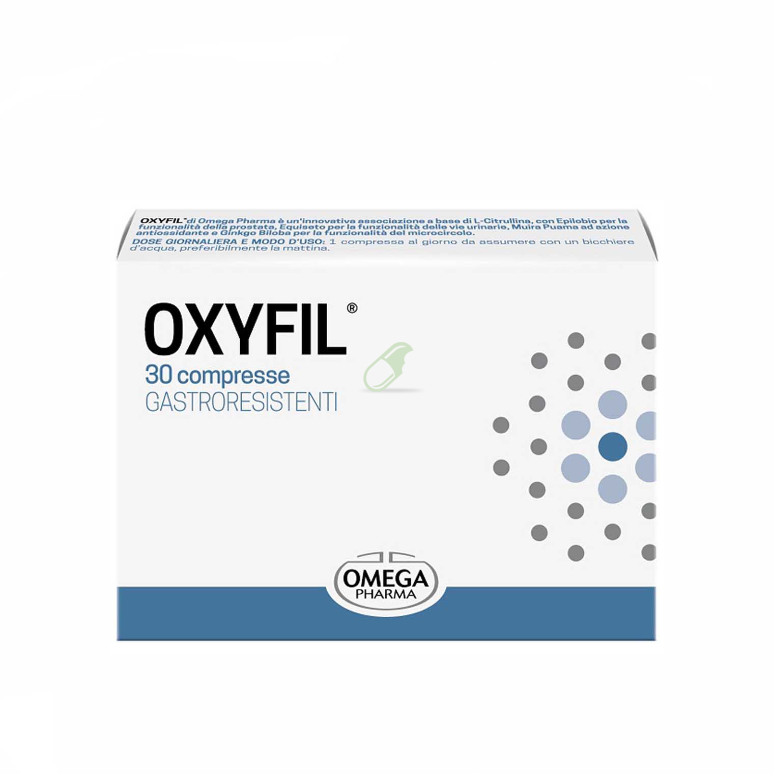 Omega Pharma Integratori Linea Benessere Prostata Oxyfil 30 Compresse