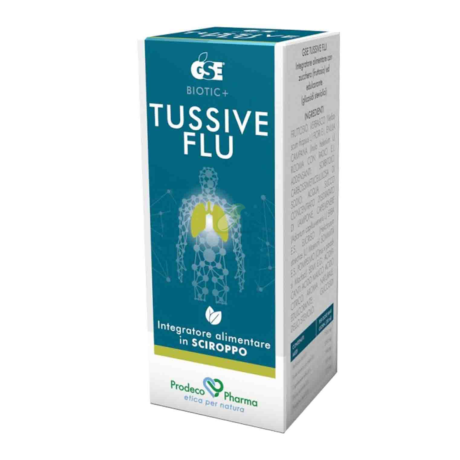 Prodeco Pharma Linea Apparato Respiratorio GSE Tussive Flu Sciroppo 120 ml