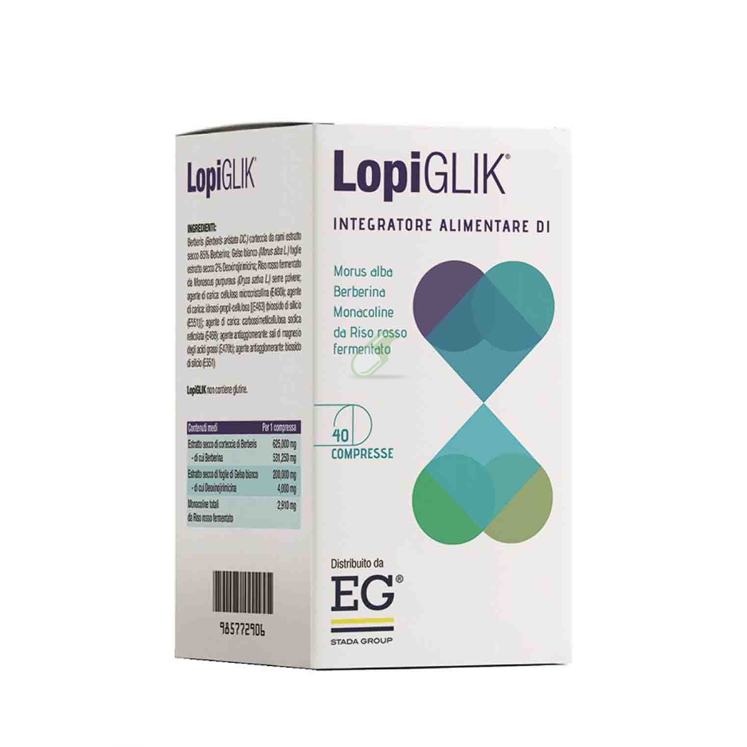 EG Farmaceutici Linea Controllo del Colesterolo Lopiglik 40 compresse