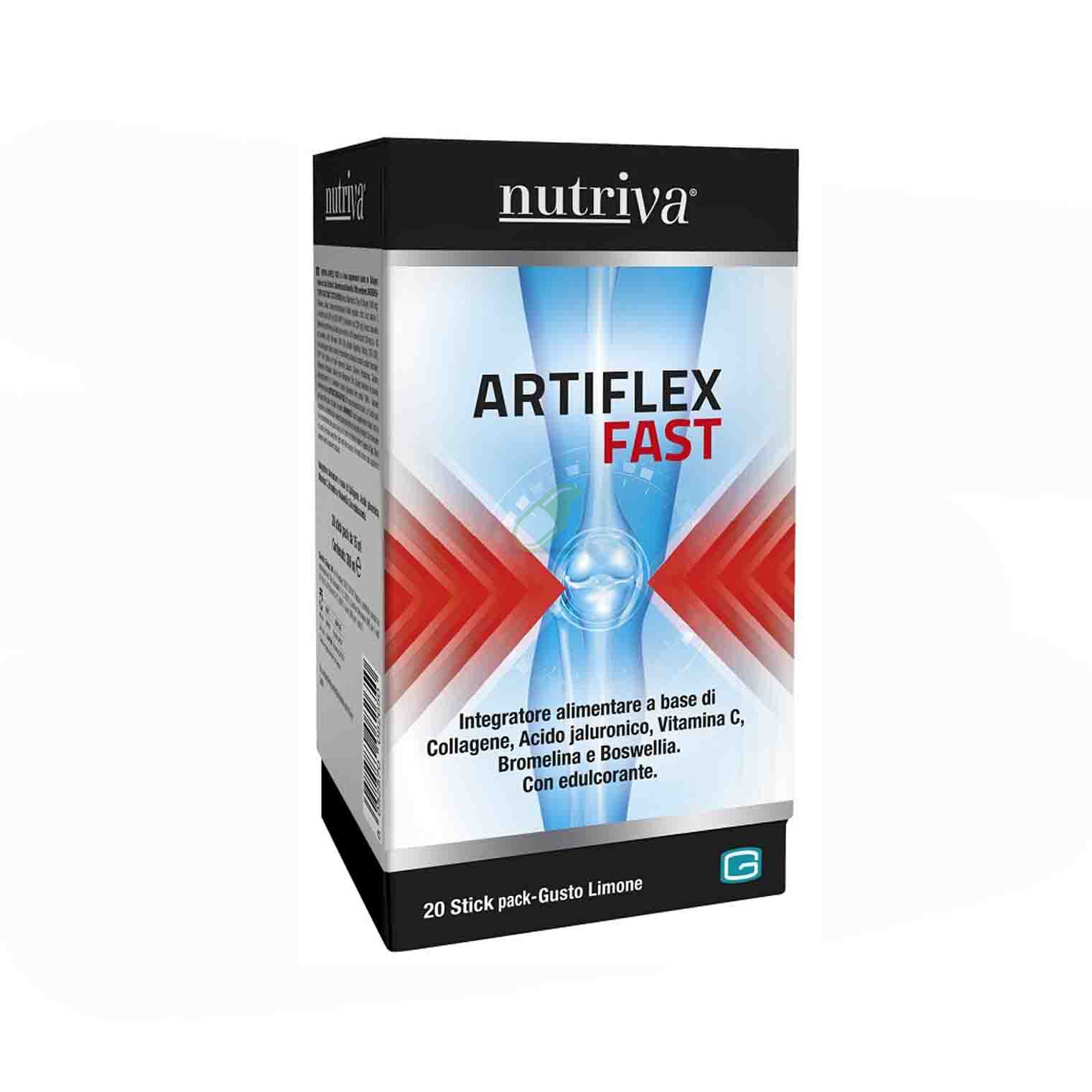 Nutriva Linea Drenanti e Depurativi Artiflex Fast Integratore 20 stick pack