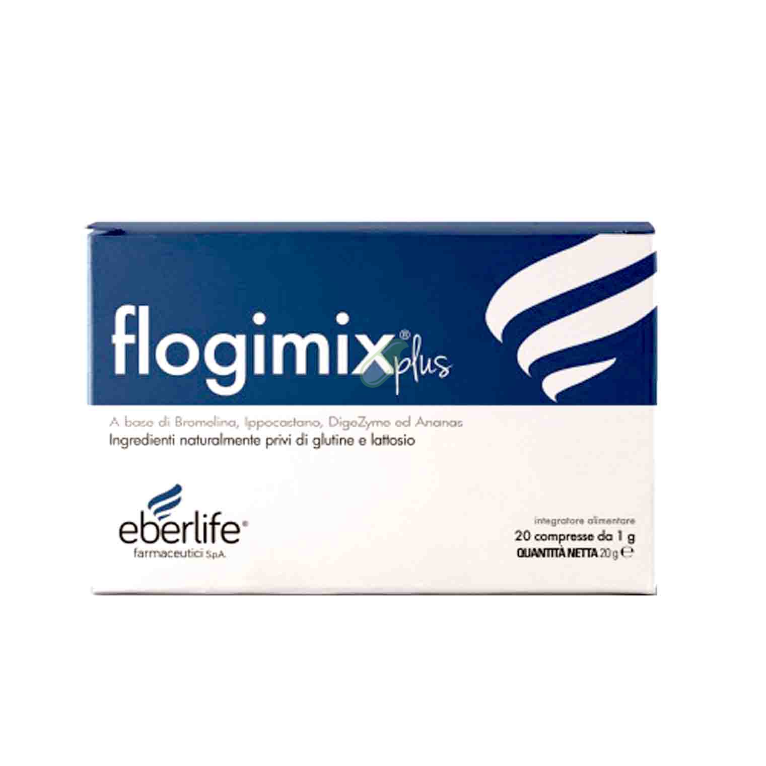 Eberlife Farmaceutici Linea Antinfiammatoria Flogimix Plus 20 Compresse