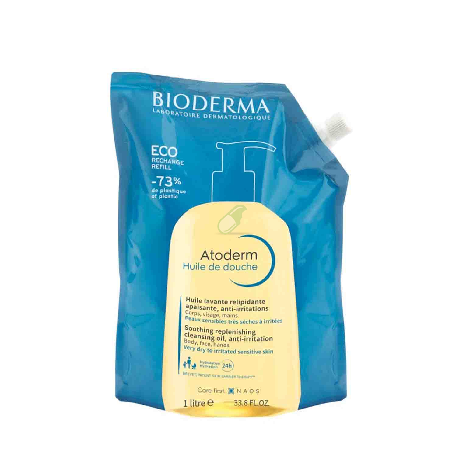 Bioderma Linea Pelle Seccha Atoderm Huile de Douche Eco Ricarica 1000 ml