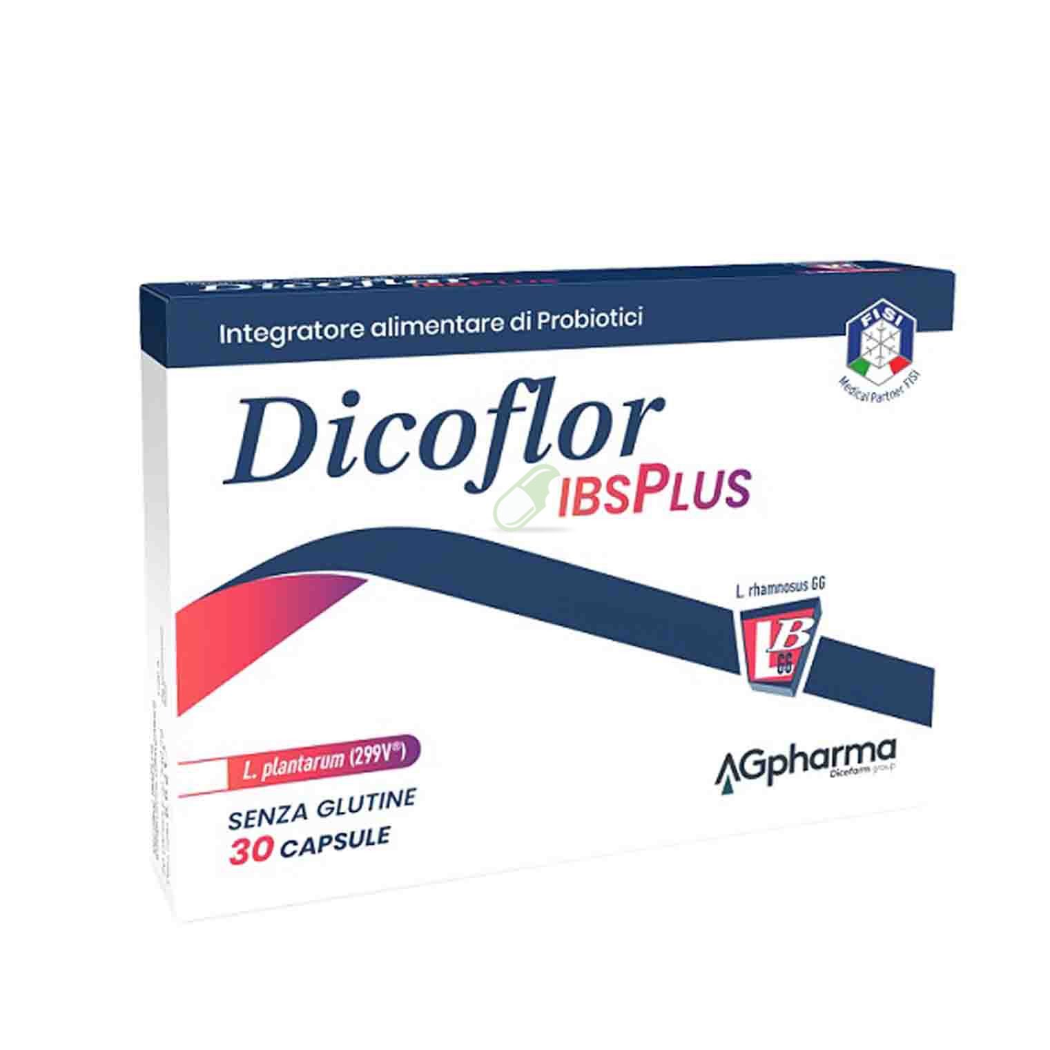 Dicofarm Linea Intestino Sano Dicoflor IBS Plus Integratore 30 Capsule