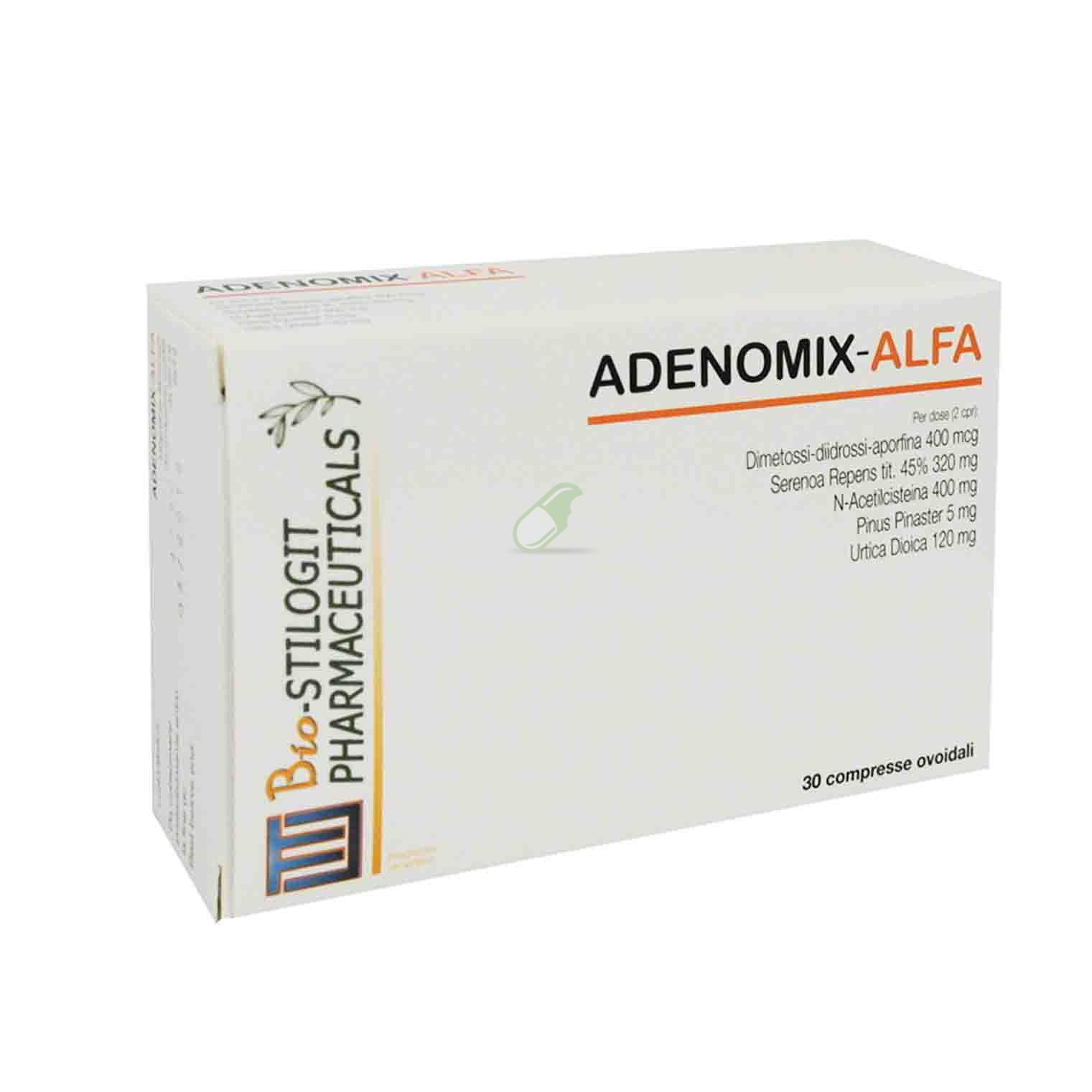 Bio-Stilogit Pharmaceuticals Benessere dell'Uomo Adenomix Alfa 30 compresse