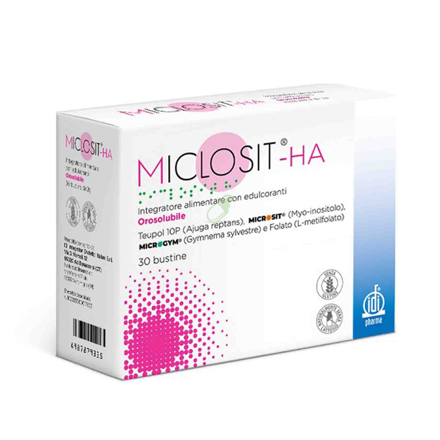 Idipharma Linea Metabolismo Miclosit-HA Integratore 30 Bustine