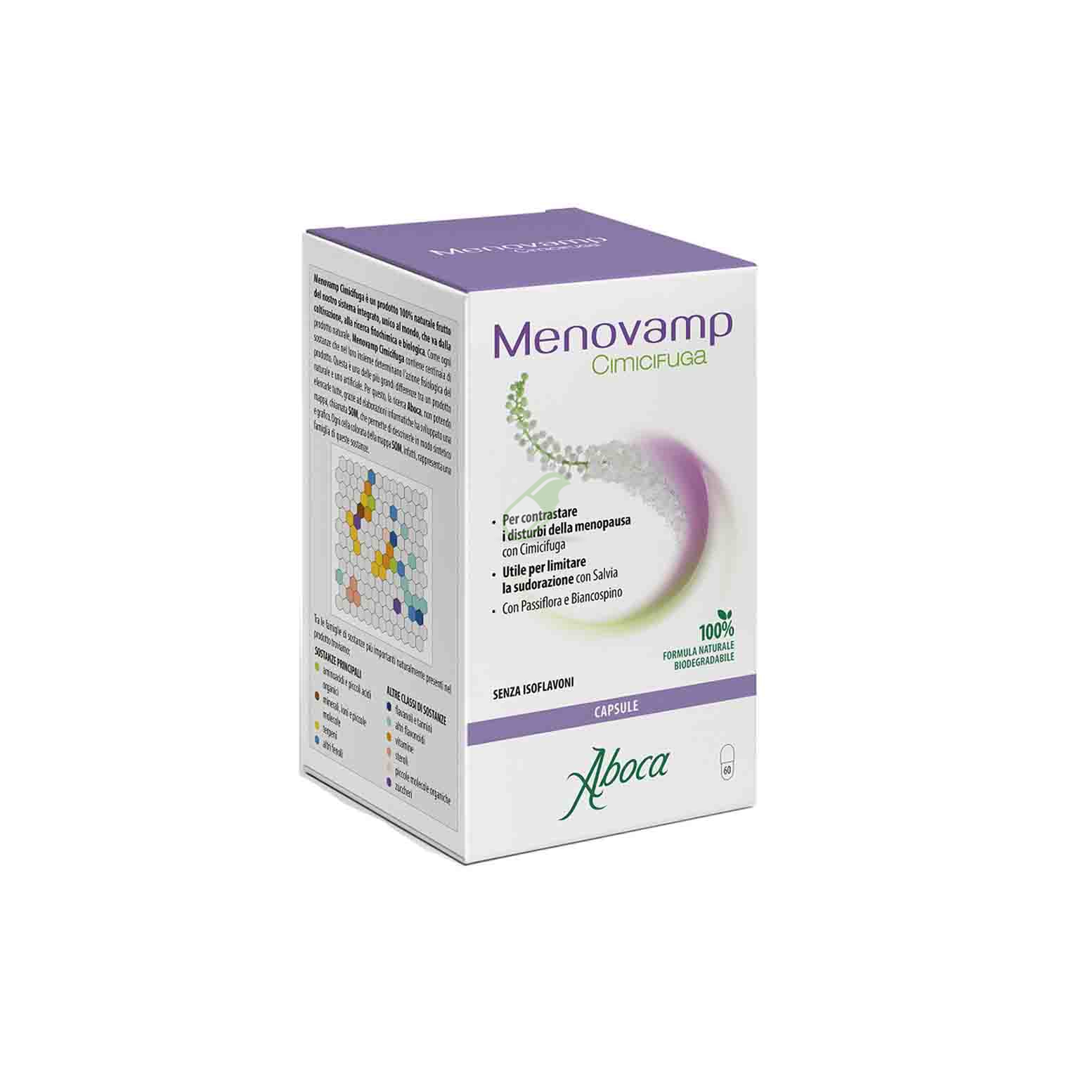 Aboca Naturaterapia Linea Menopausa Menovamp Cimicifuga 60 Opercoli