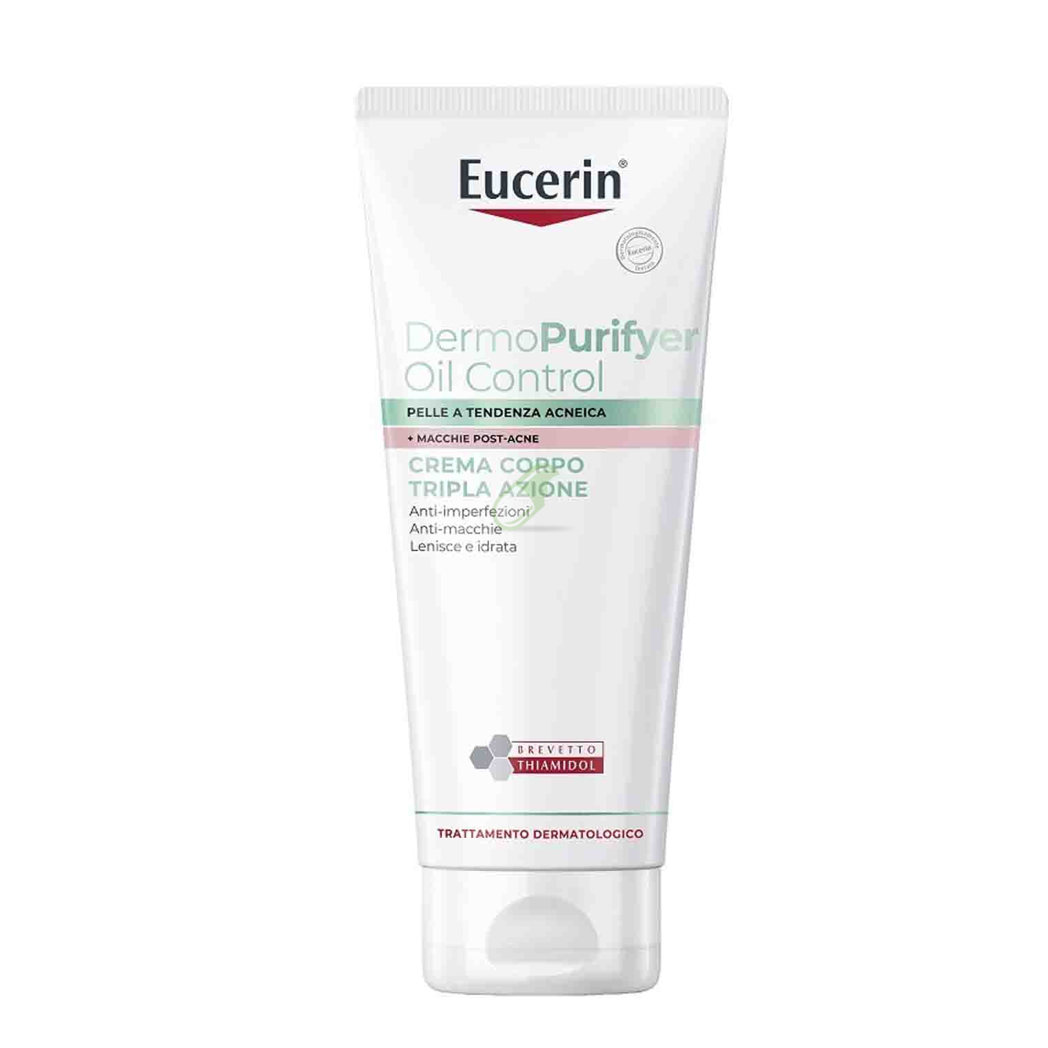 Eucerin DermoPurifyer Oil Control Crema Corpo Tripla Azione 200 ml