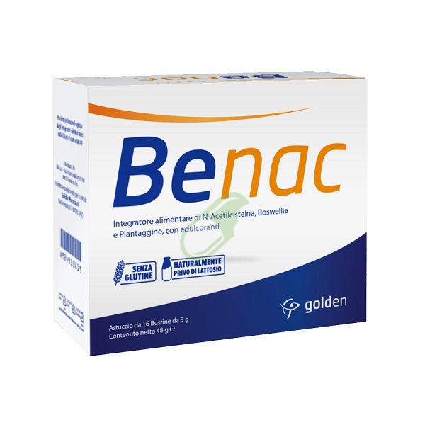 Golden Pharma Linea Apparato Respiratorio Benac Integratore 15 stick pack