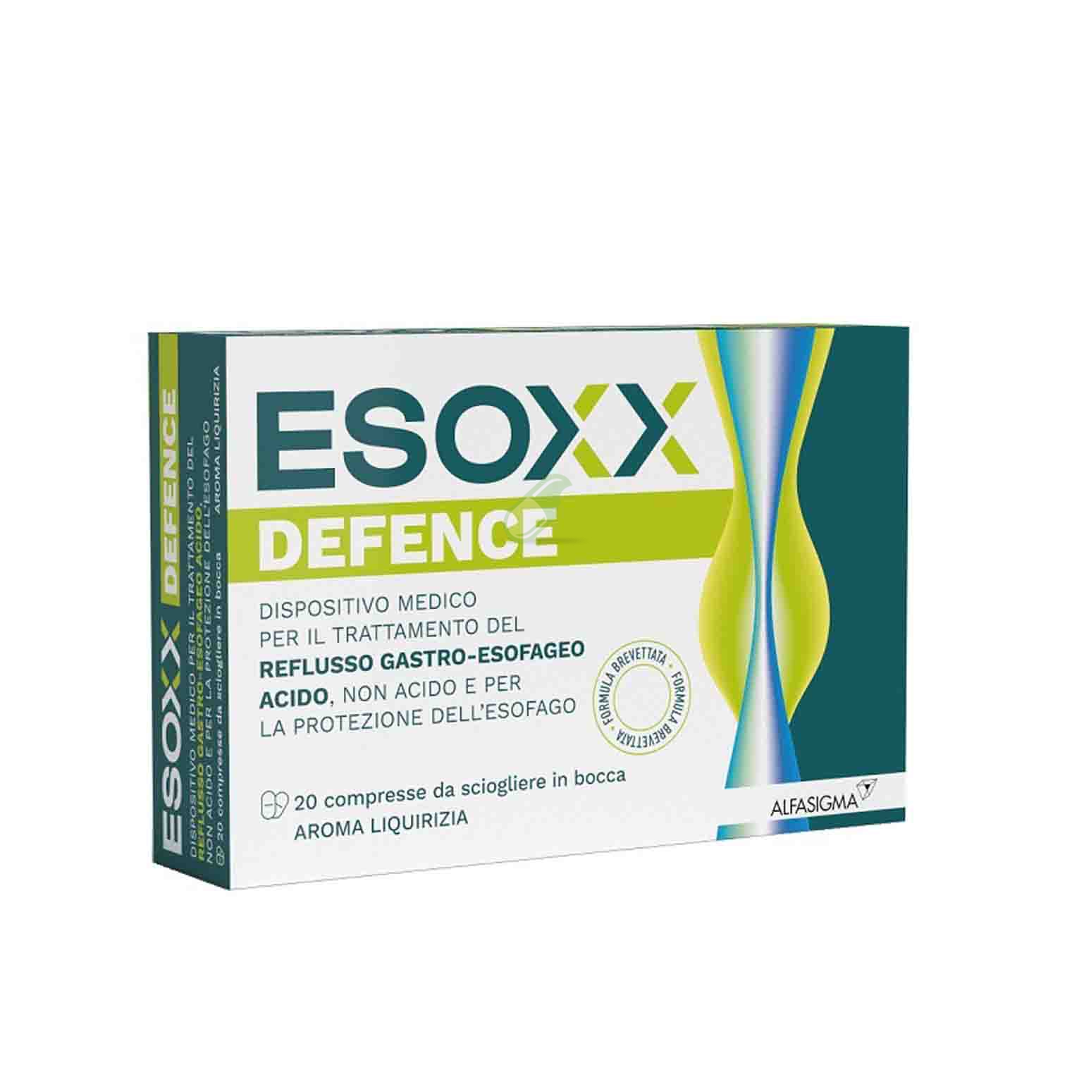 Alfasigma Linea Stomaco Sano Esoxx Defence 20 Compresse Masticabili