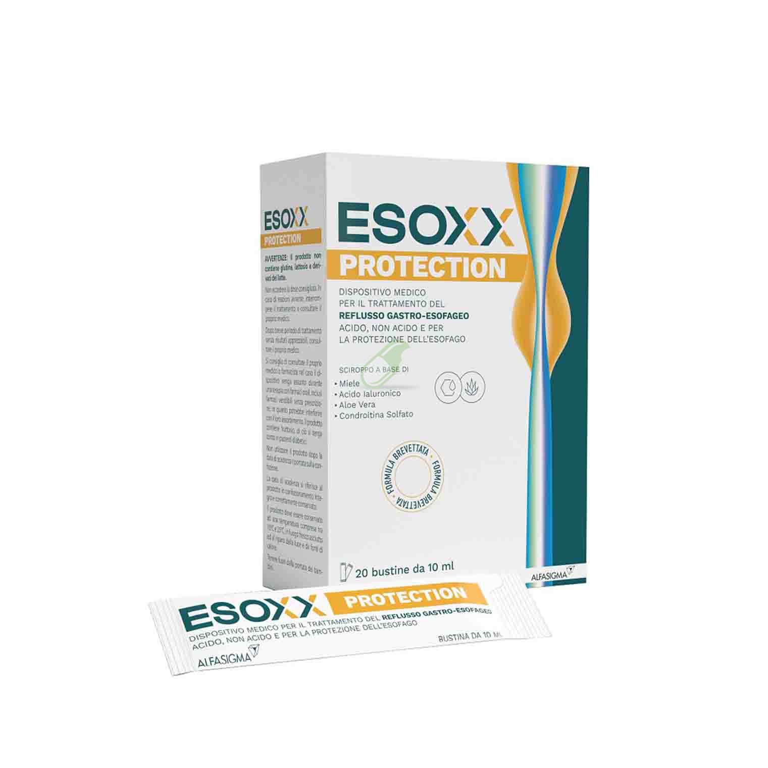 Alfasigma Linea Stomaco Sano Esoxx Protection 20 Buste Stick Monodose da 10 ml