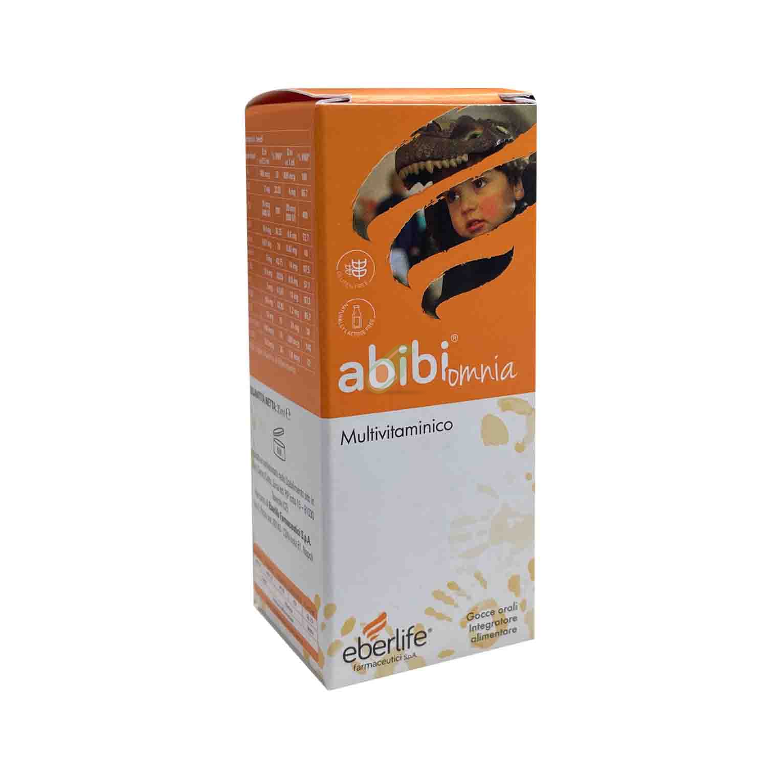 Eberlife Farmaceutici Linea Vitamine e Minerali Abibi Omnia Gocce 30 ml
