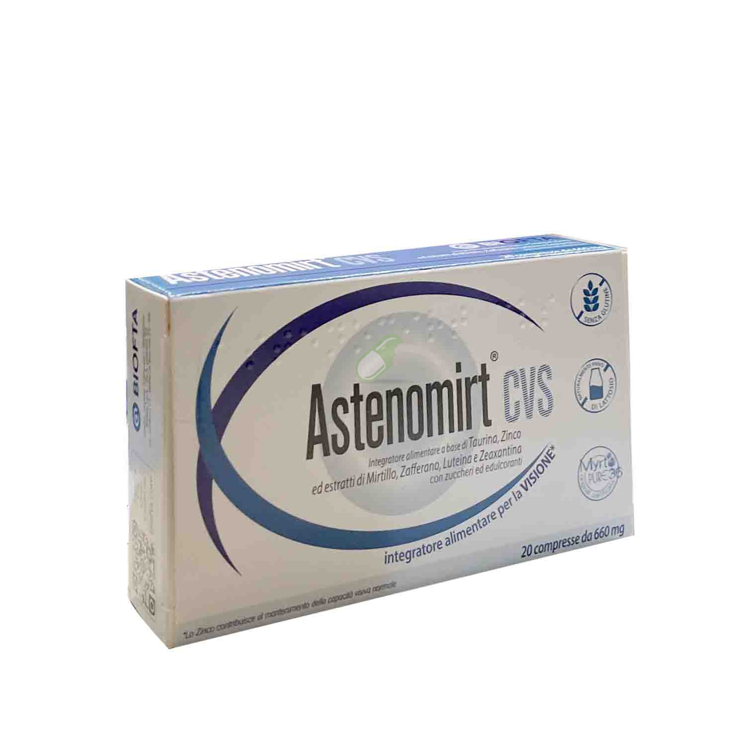 Pharcos Linea Oftalmica Astenomirt CVS Integratore 20 Compresse