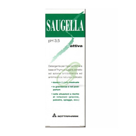 Saugella Linea Attiva Verde Gel Idratante Lubrificante Intimo Delicato 30 ml