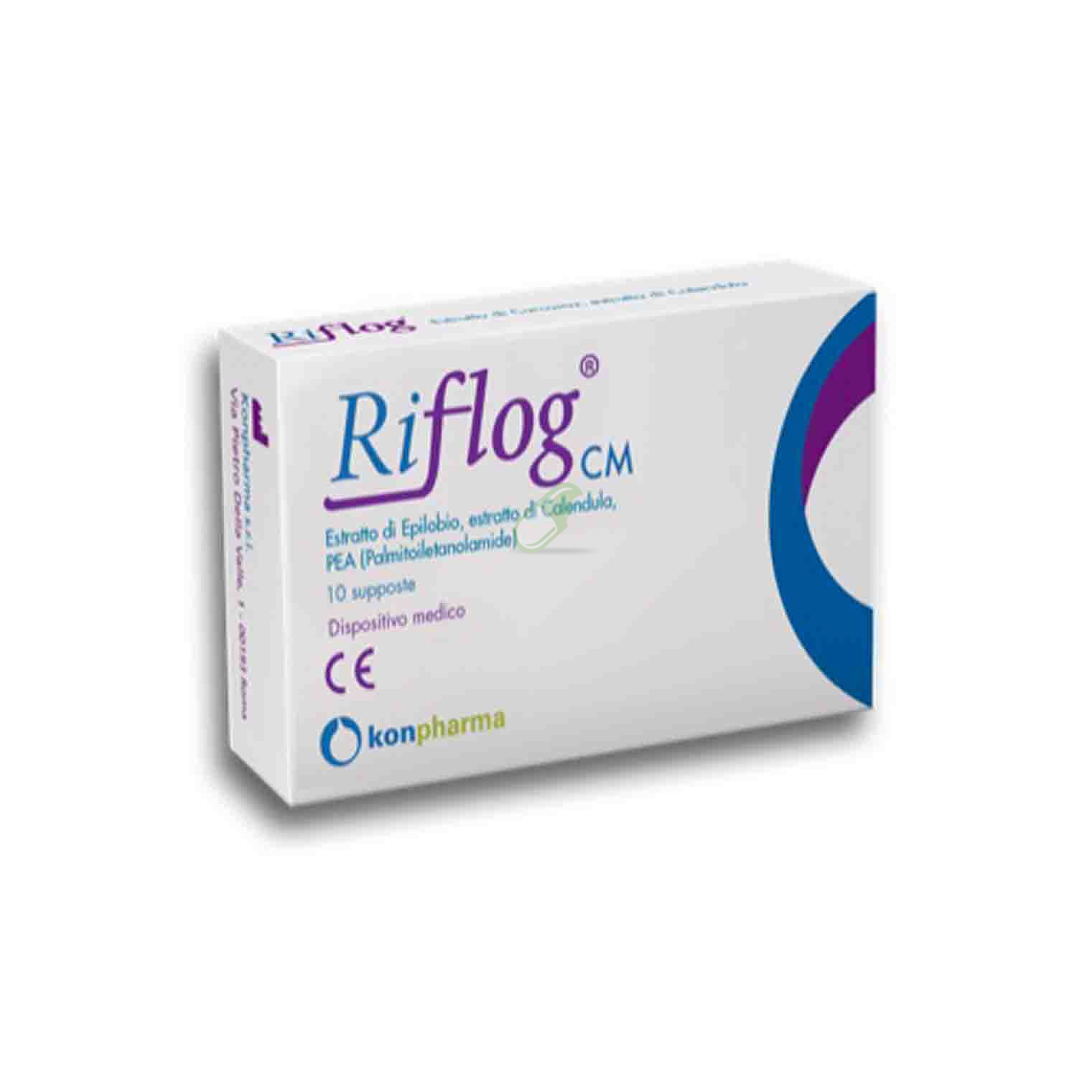 KonPharma Linea Benessere Riflog CM 10 Supposte da 2 g