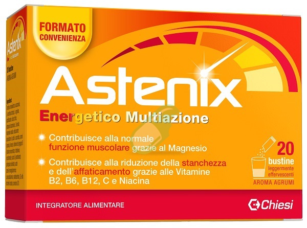 Chiesi Farmaceutici Linea Benessere ed Energia Astenix Integratore 20 Bustine