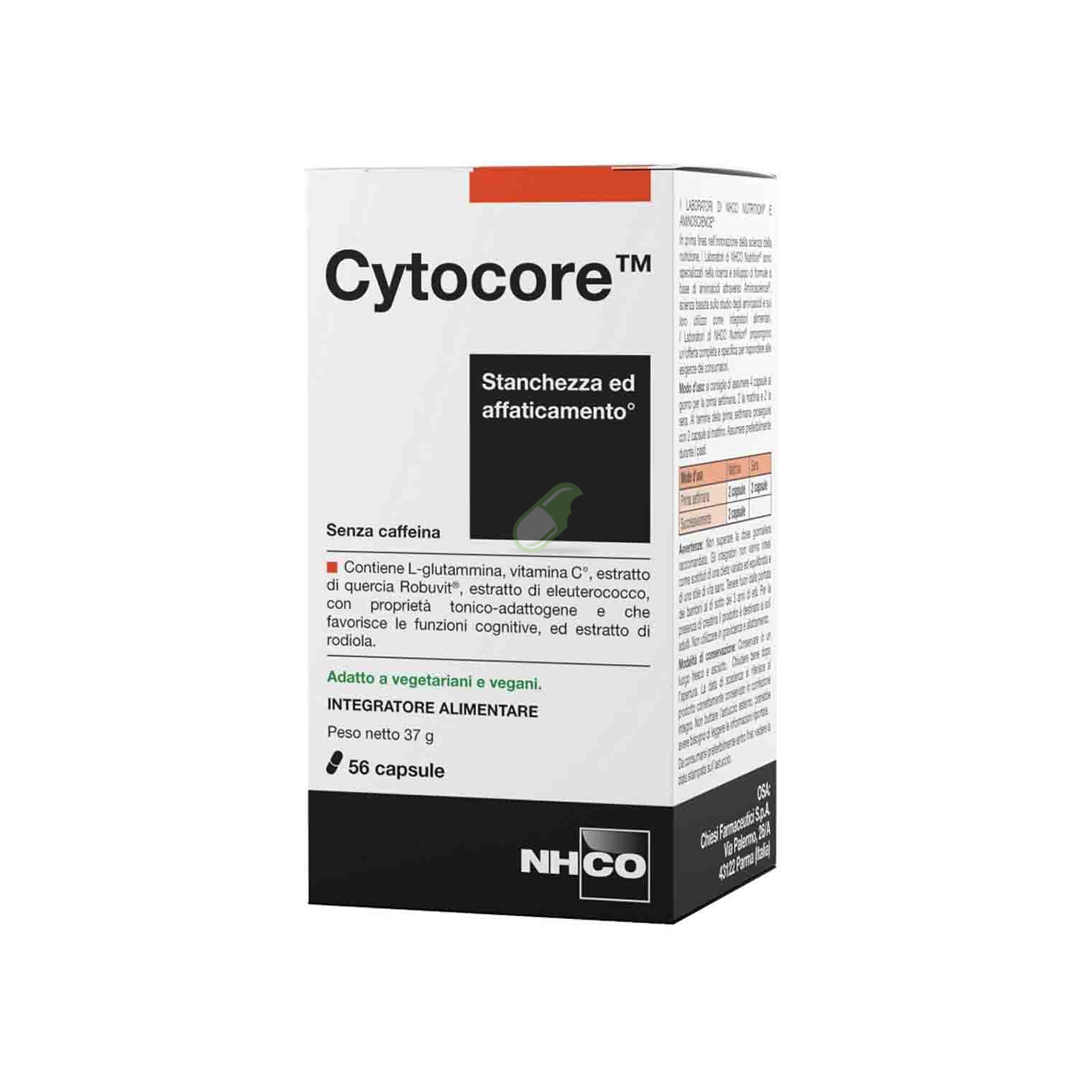 Chiesi Farmaceutici Linea Benessere ed Energia Cytocore Integratore 56 Capsule