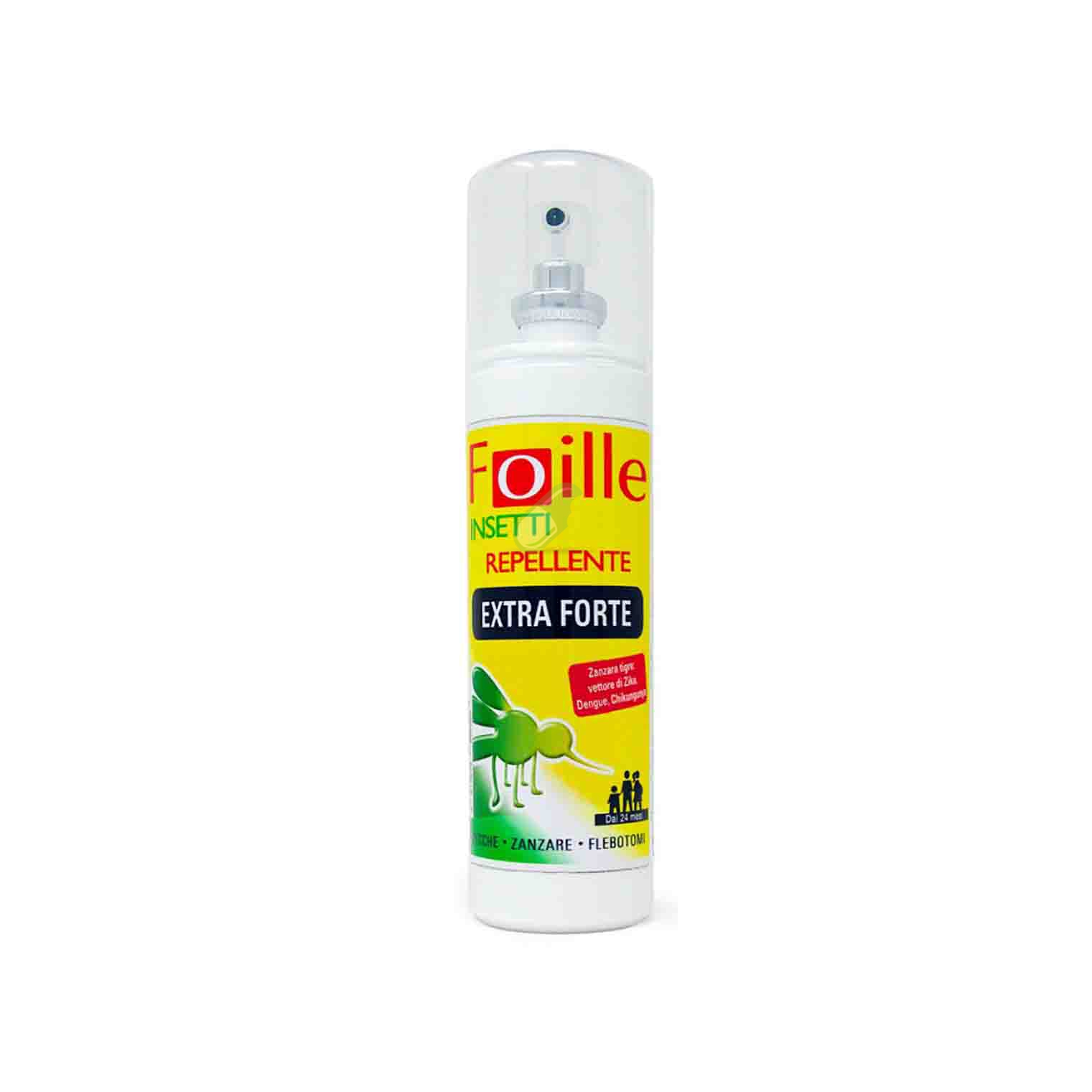 Foille Linea Repellenti Foille Insetti Repellente Extra Forte Spray 100 ml