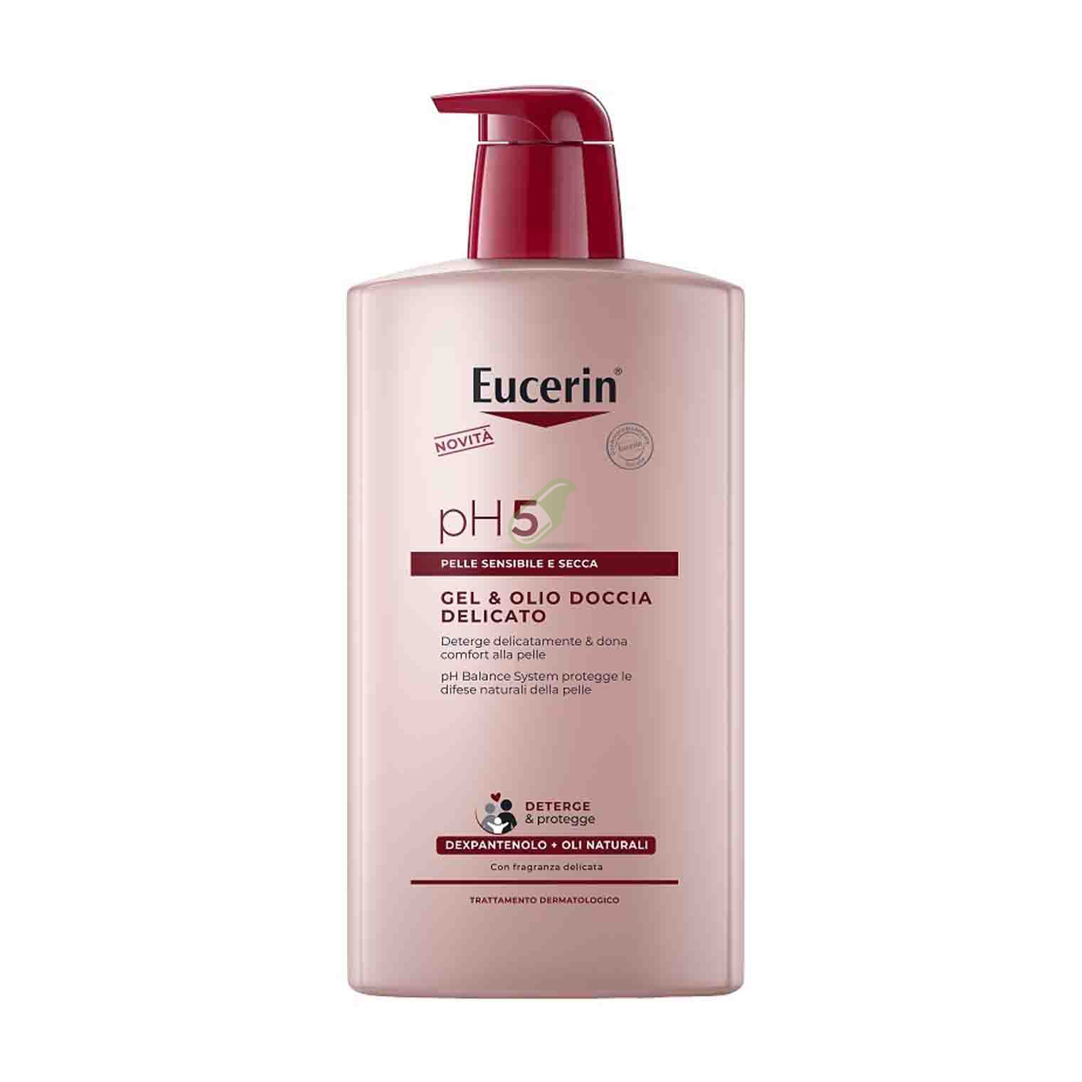 Eucerin Linea PH5 Gel & Olio Doccia Delicato Pelle Sensibile 1 Litro