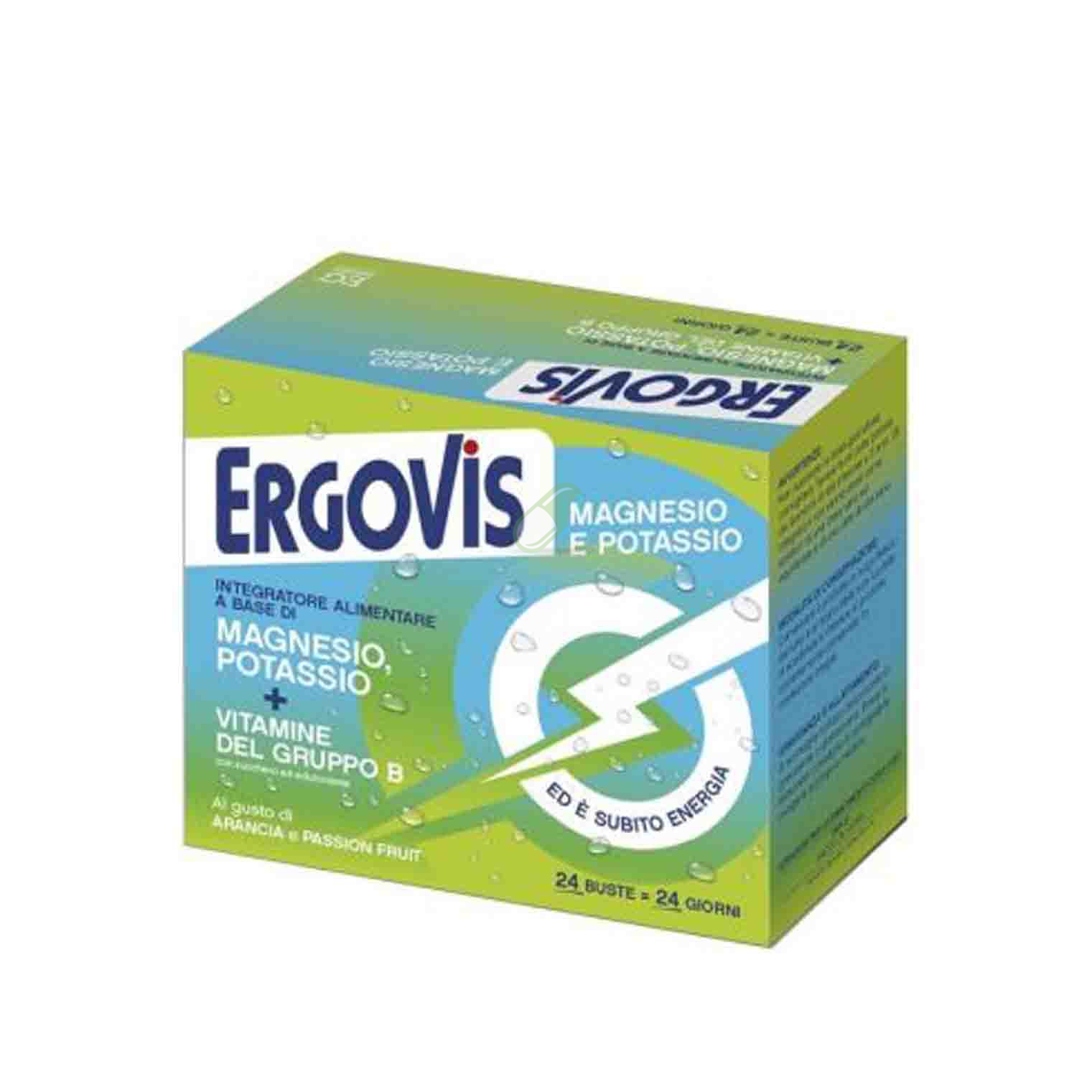 EG Farmaceutici Linea Vitamine e Minerali Ergovis MG + K + Vitamina B 24 Bustine