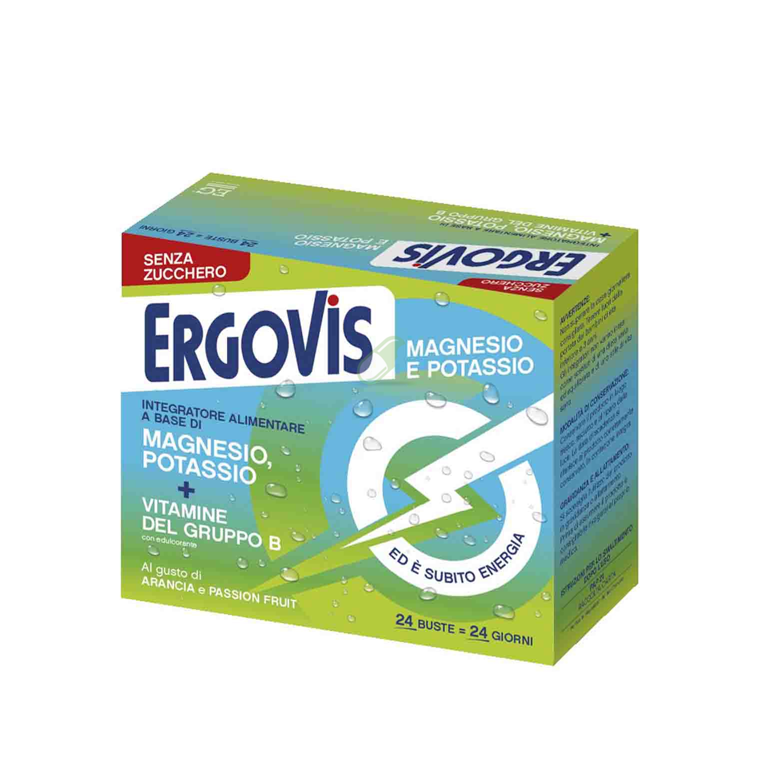 EG Farmaceutici Ergovis MG + K + Vitamina B 24 Bustine Senza Zucchero