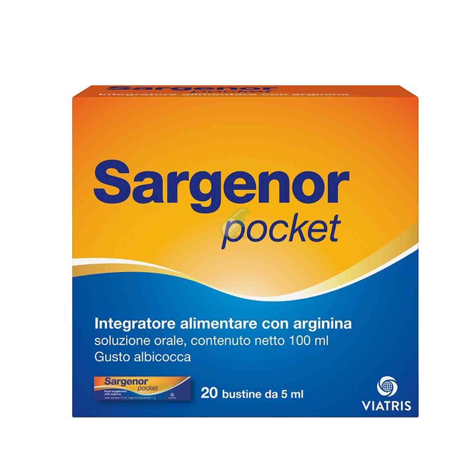 Viatris Linea Benessere ed Energia Sargenor Pocket Integratore 20 Buste