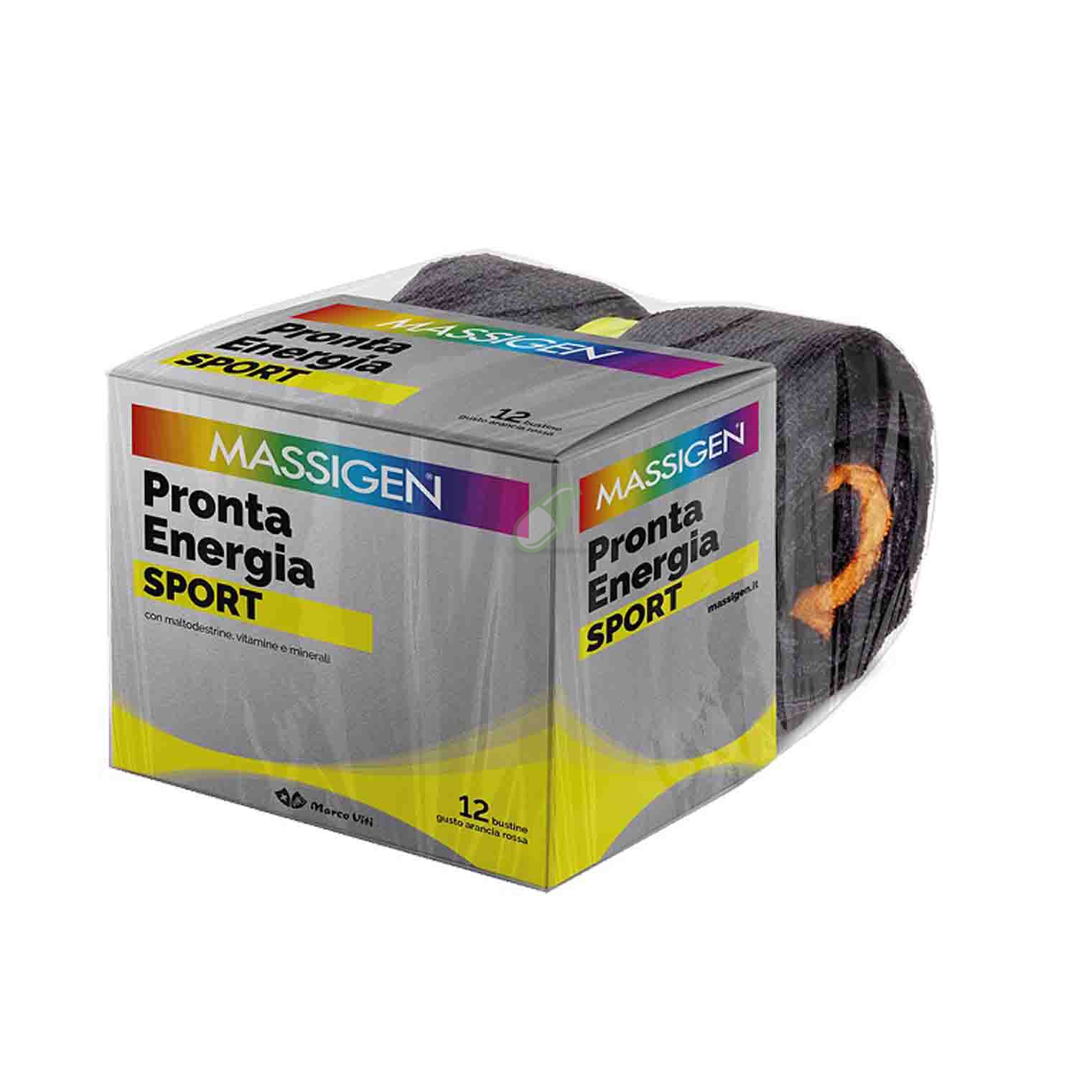 Massigen Linea Sali Minerali Pronta Energia Sport Integratore 12 Buste   Asciug.